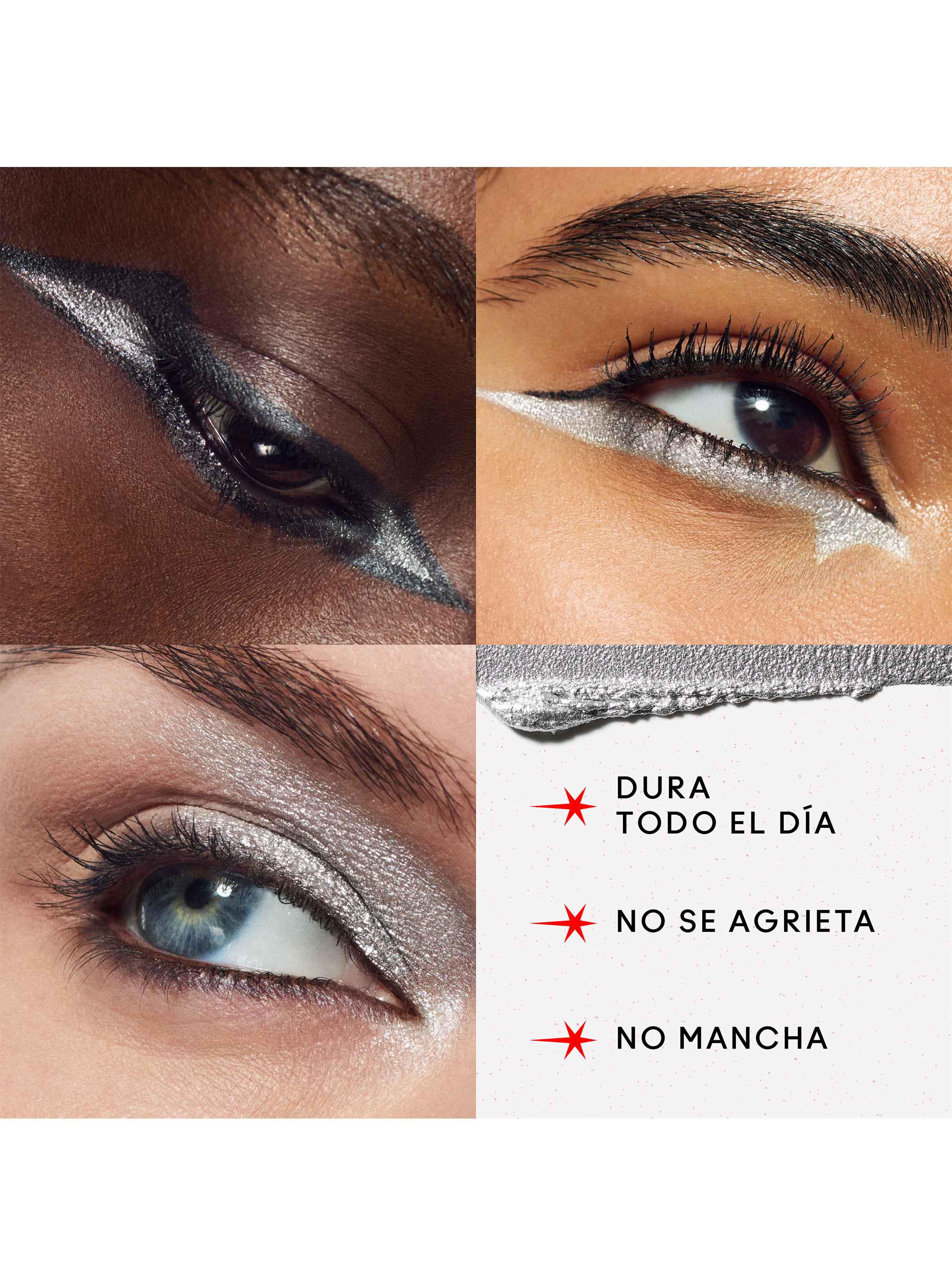 Sombra de Ojos Líquida MAC Dazzleshadow Silver Surfer Liquid Eye Shadow-2