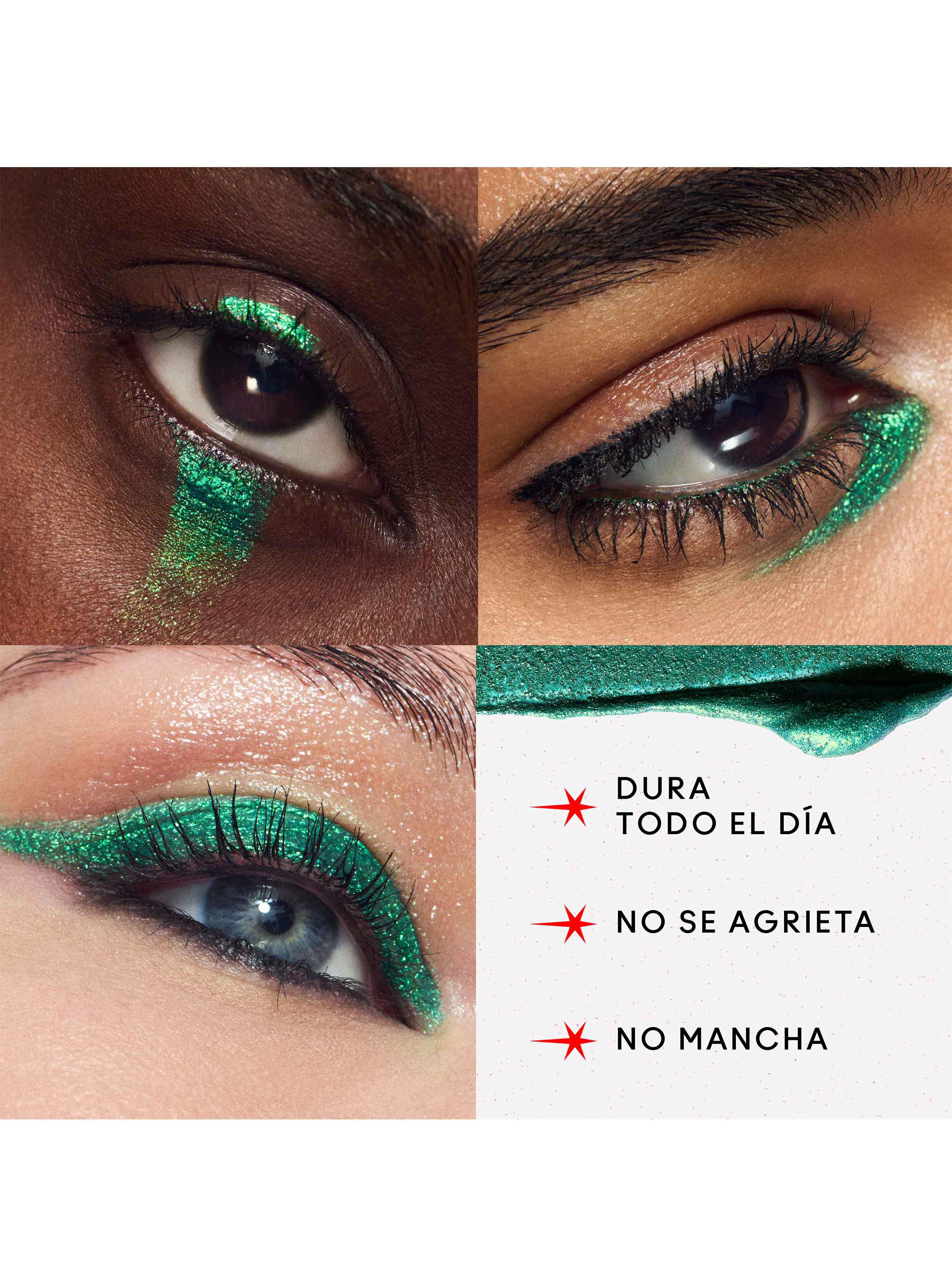 Sombra de Ojos Líquida MAC Dazzleshadow Telepathic Teal Liquid Eye Shadow-2