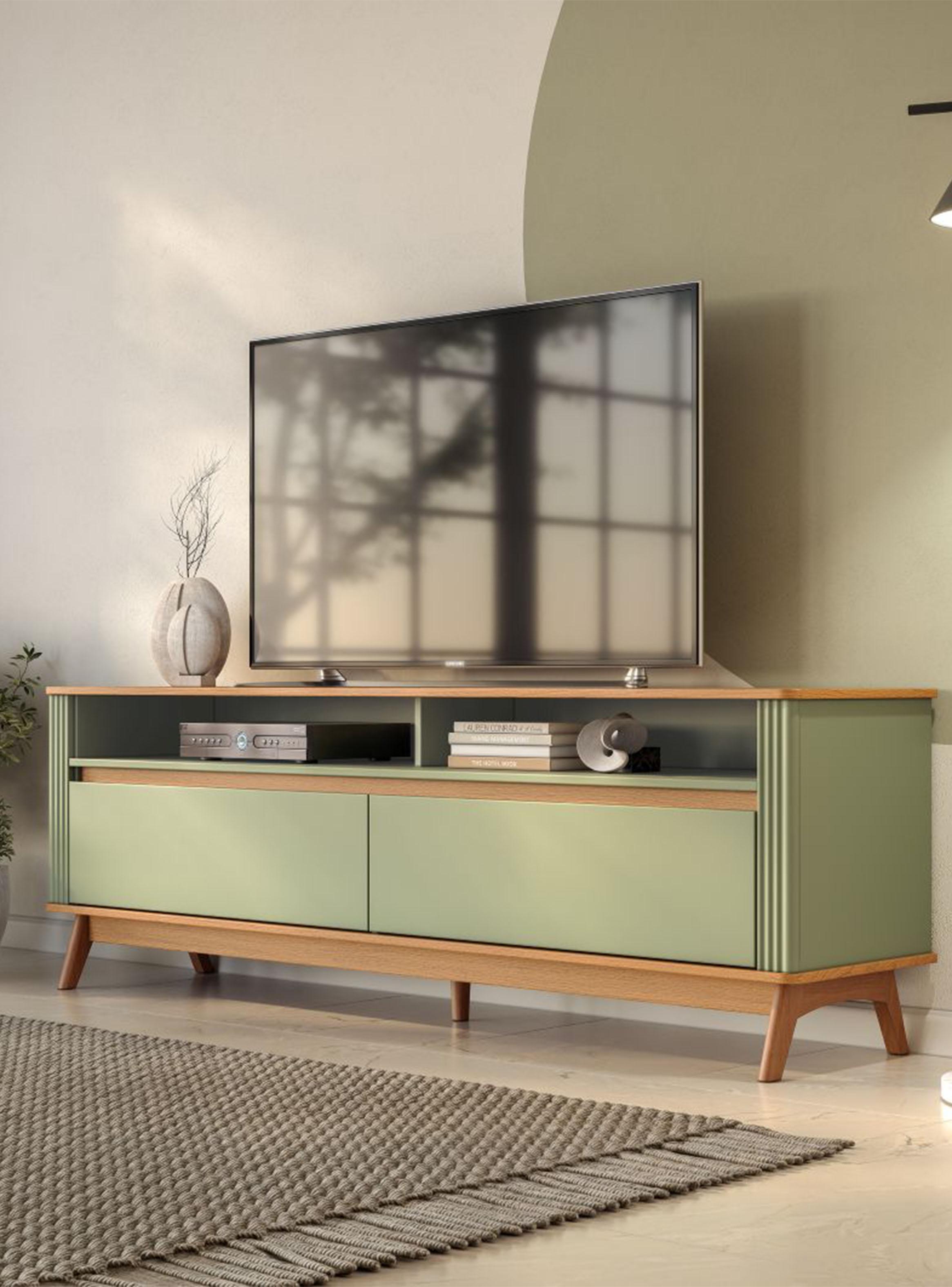 Rack TV 75' Olmo 180 cm Verde-4