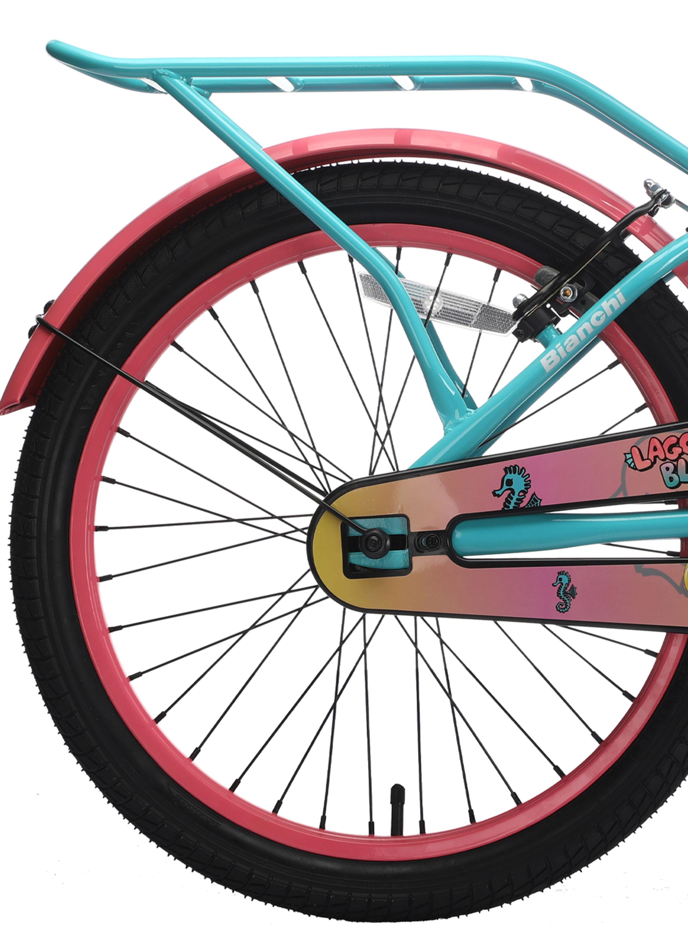 Bicicleta Infantil Monster High Aro 20'' Celeste Niña-4