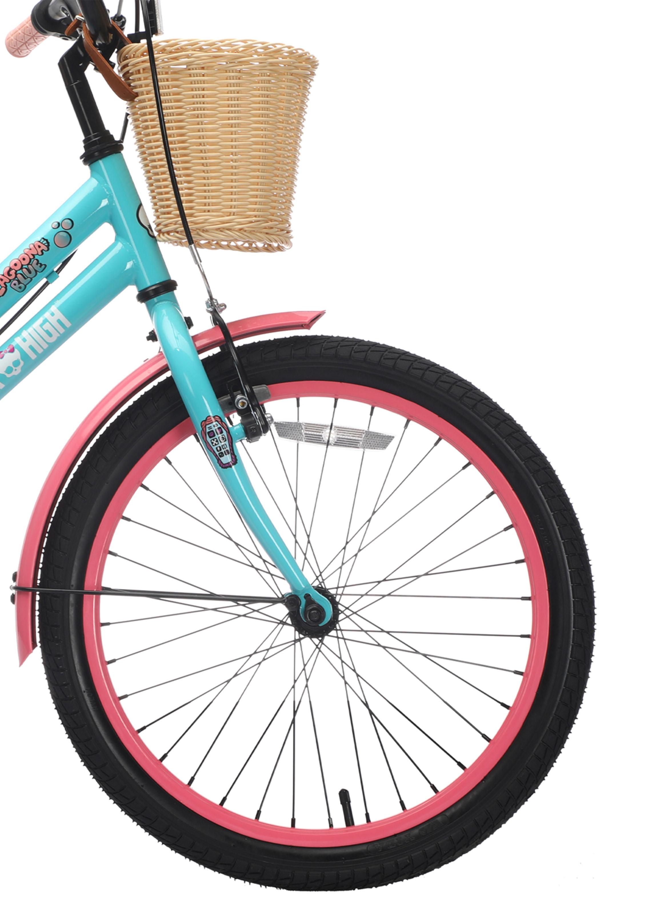 Bicicleta Infantil Monster High Aro 20'' Celeste Niña-3