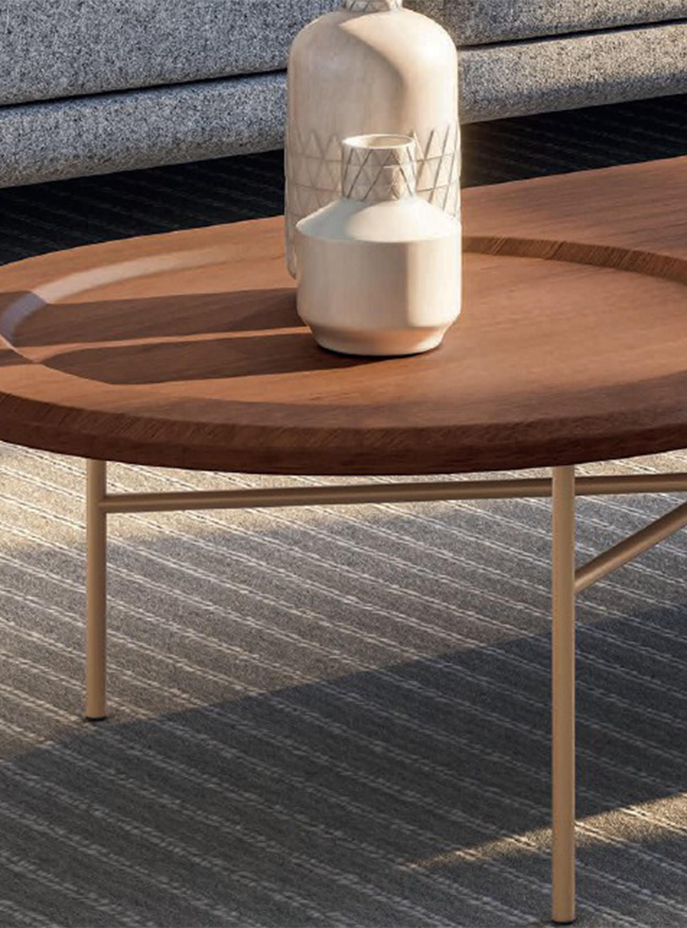 Mesa Centro Ovalo 30x136x60 cm-2