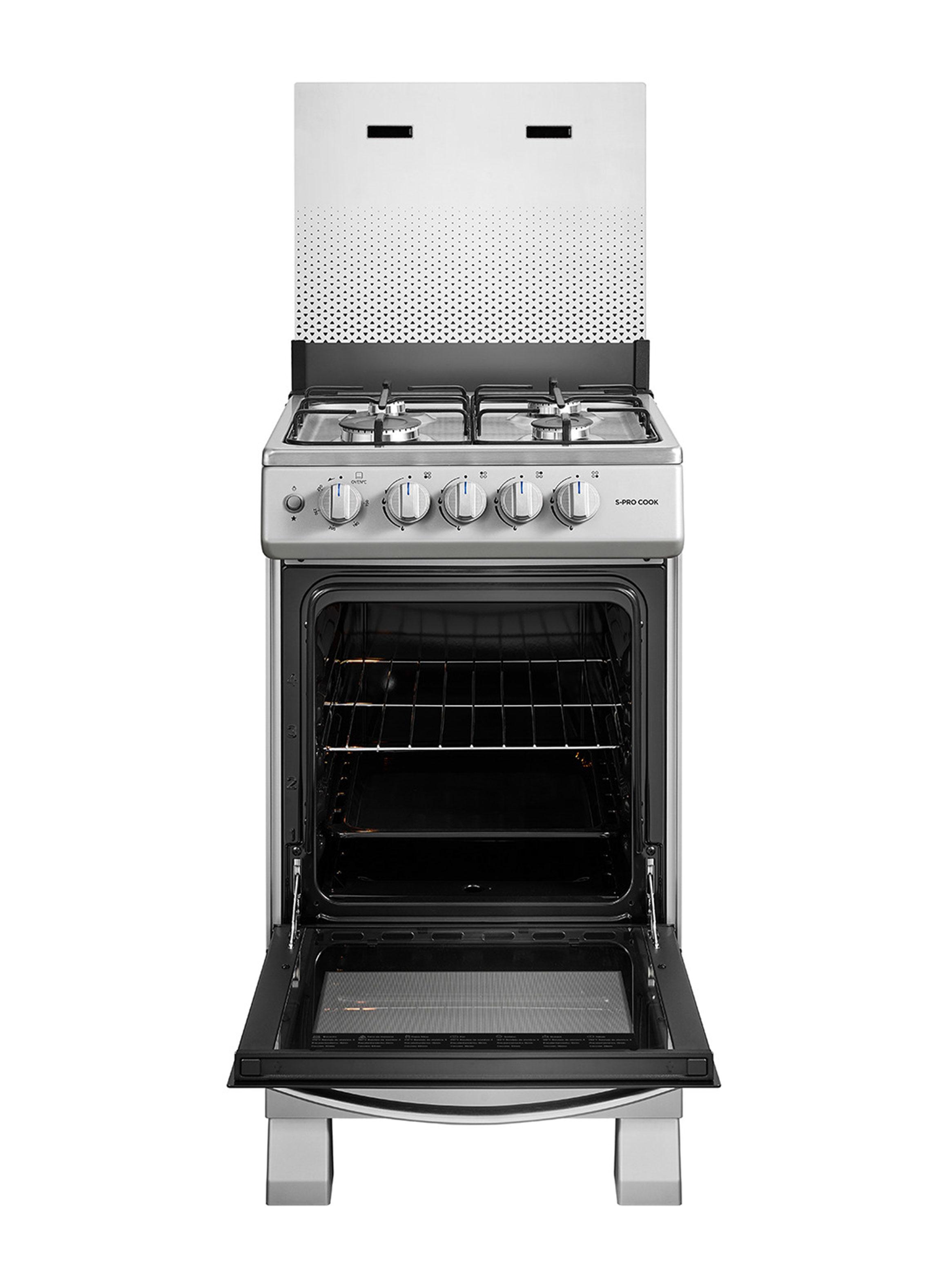 Cocina a Gas 4 Quemadores MFO-MG20TCSSL Silver-1