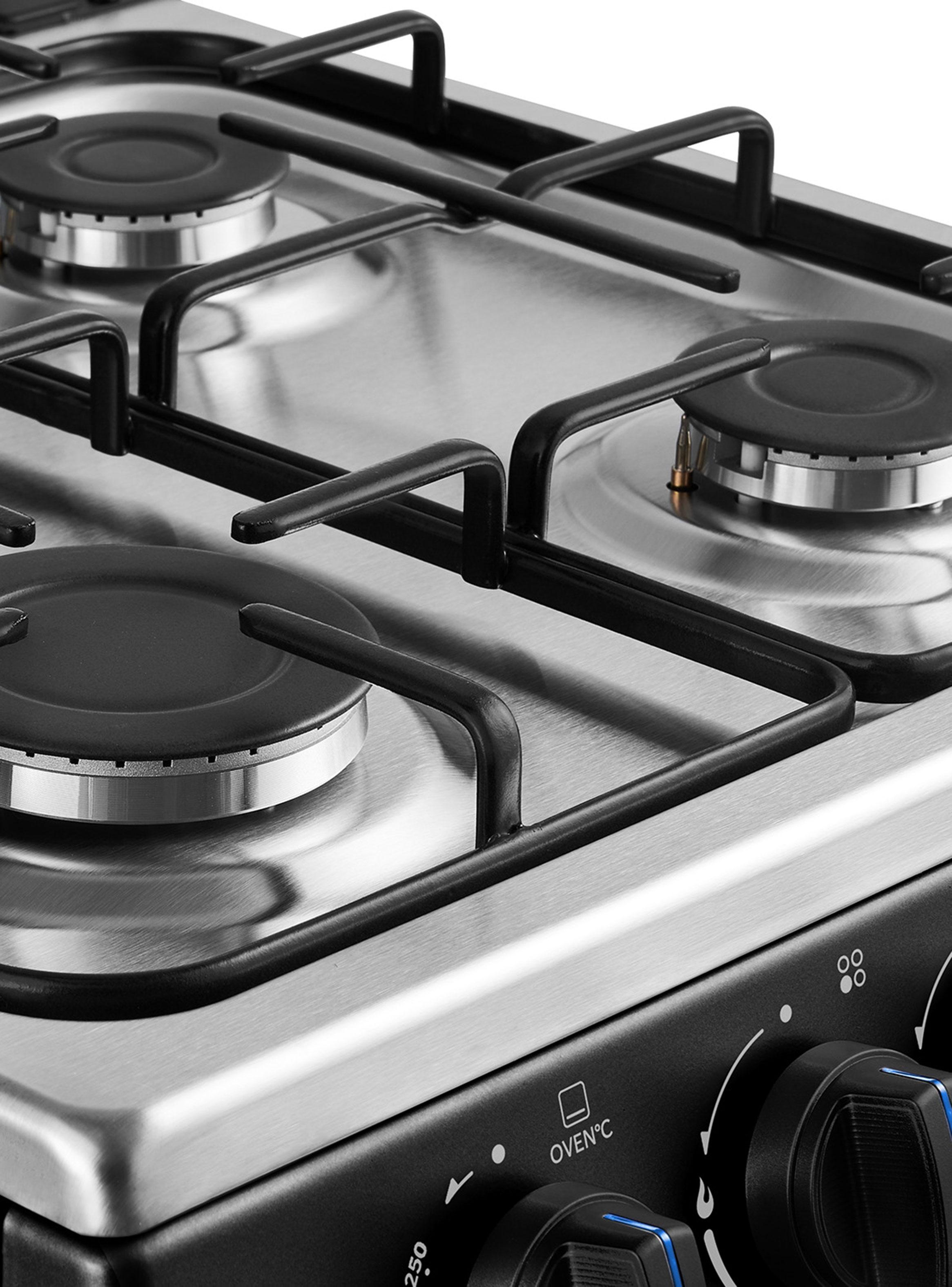 Cocina a Gas 4 Quemadores MFO-MG20TCSSLBK Negro-4