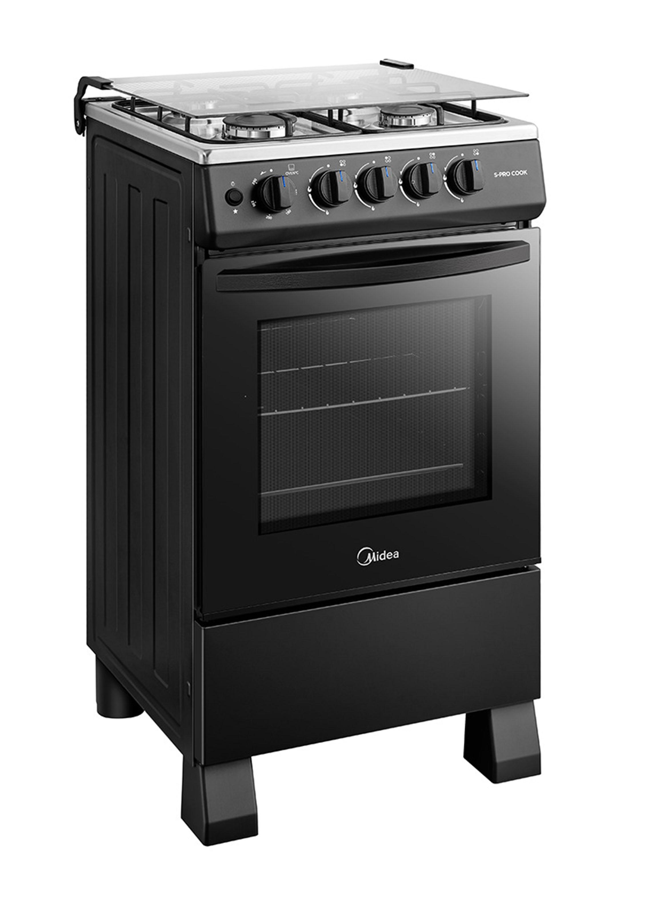 Cocina a Gas 4 Quemadores MFO-MG20TCSSLBK Negro-2