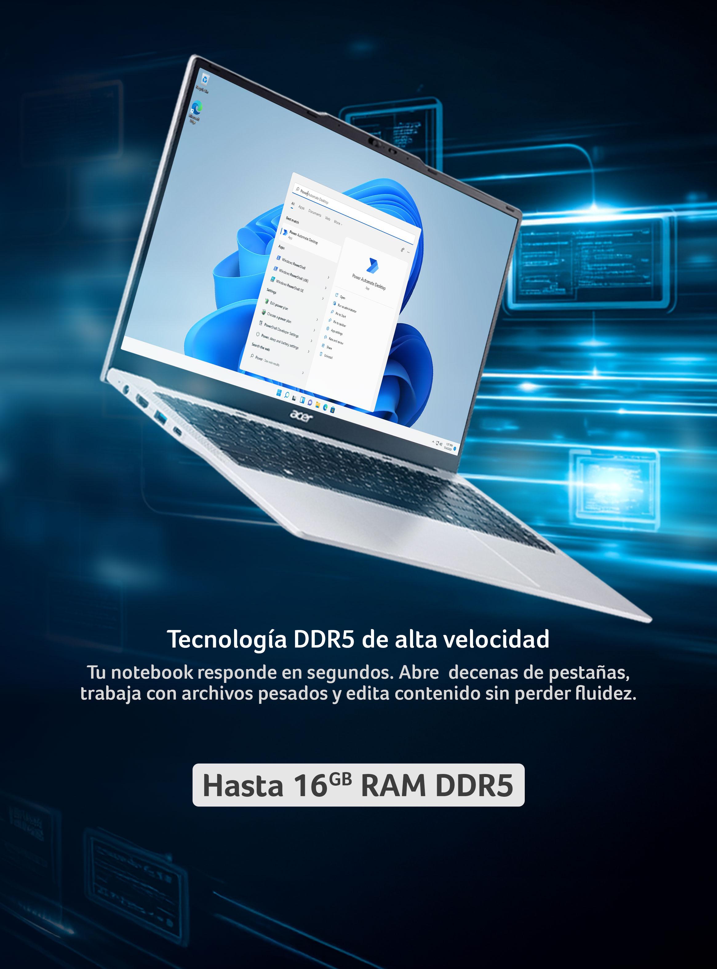 Notebook Acer AL14-31P-31FM-2 Intel Core i3 8GB RAM 512GB SSD 14' WUXGA-5