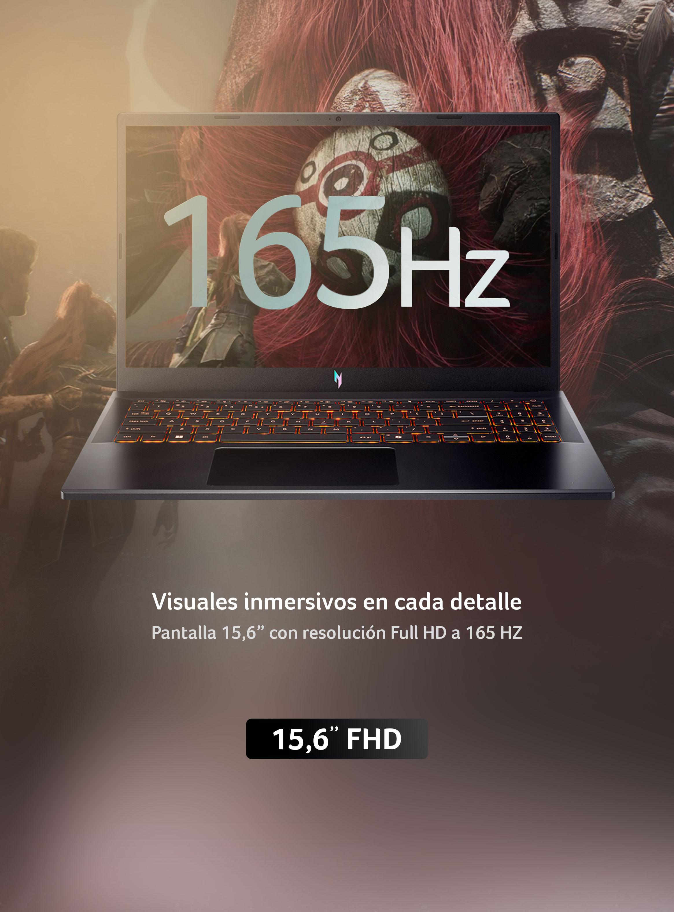 Notebook Gamer ANV15-52-73S9-1 Intel Core i7-H RTX 5050 6GB GDDR7 24GB RAM 512GB SSD 15.6' 165Hz-2