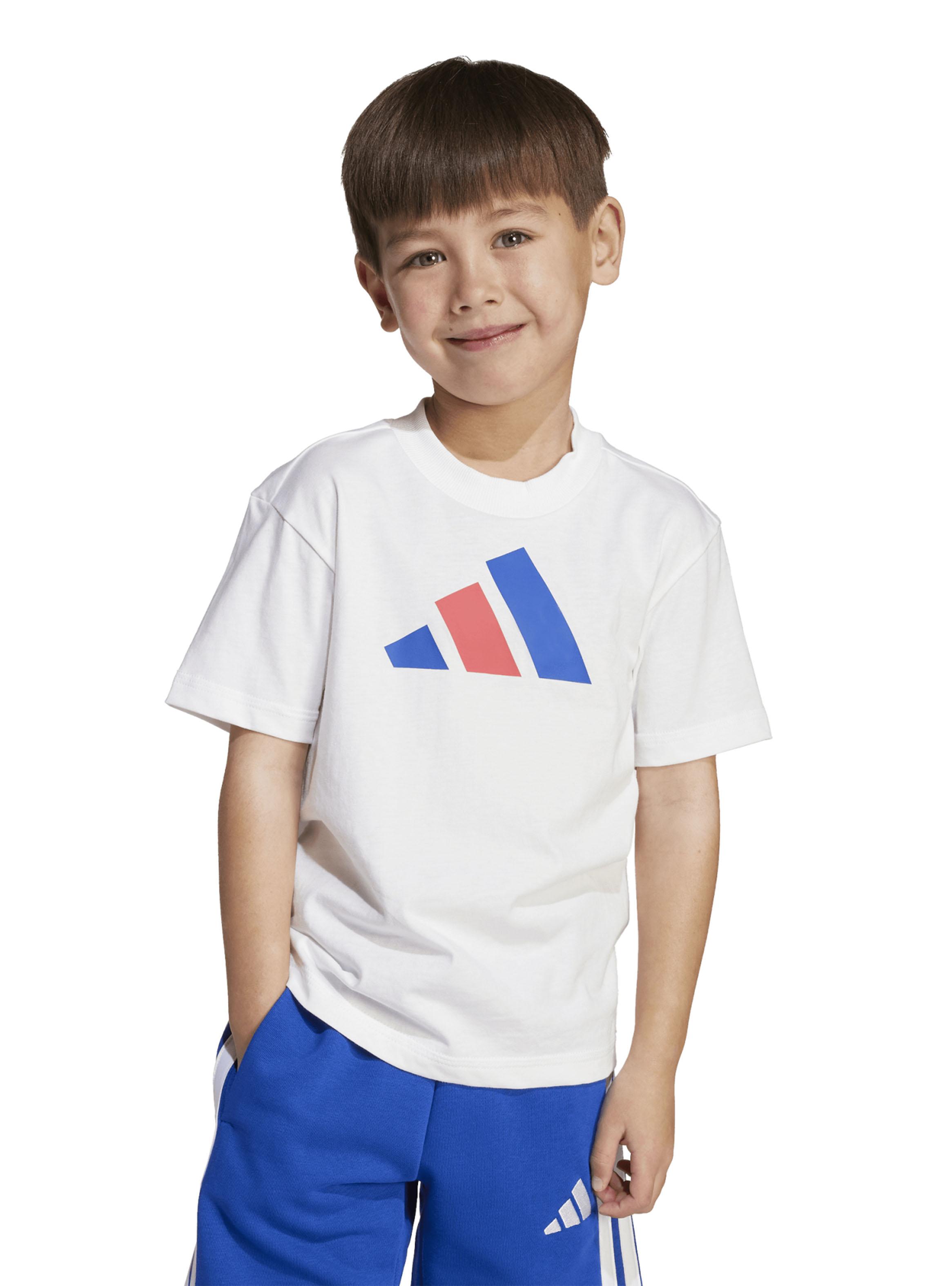 Polera Essentials Logo Bicolor para Niñas y Niños-2