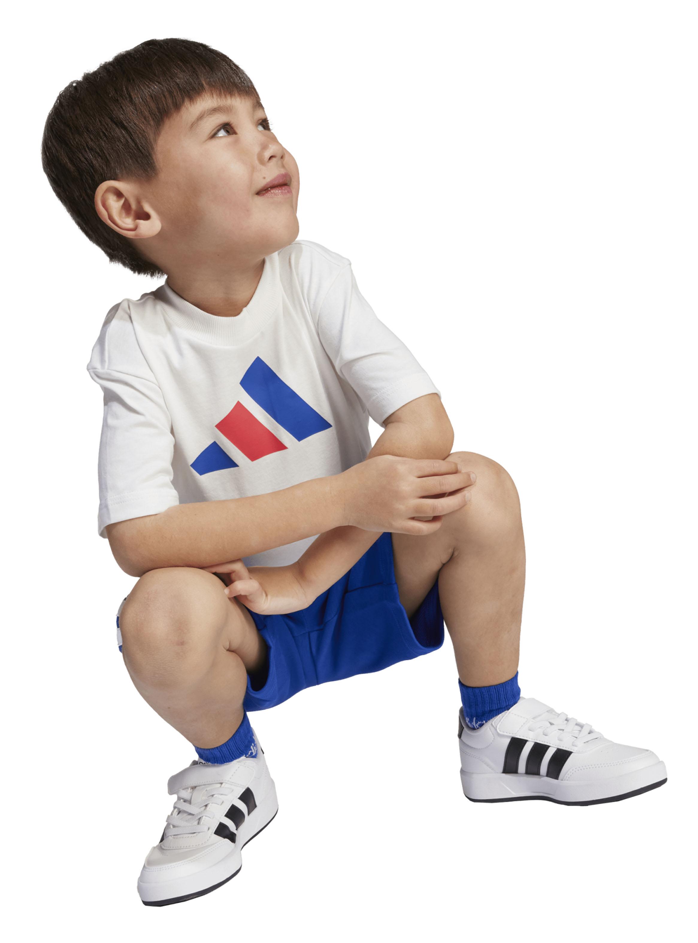 Polera Essentials Logo Bicolor para Niñas y Niños-5