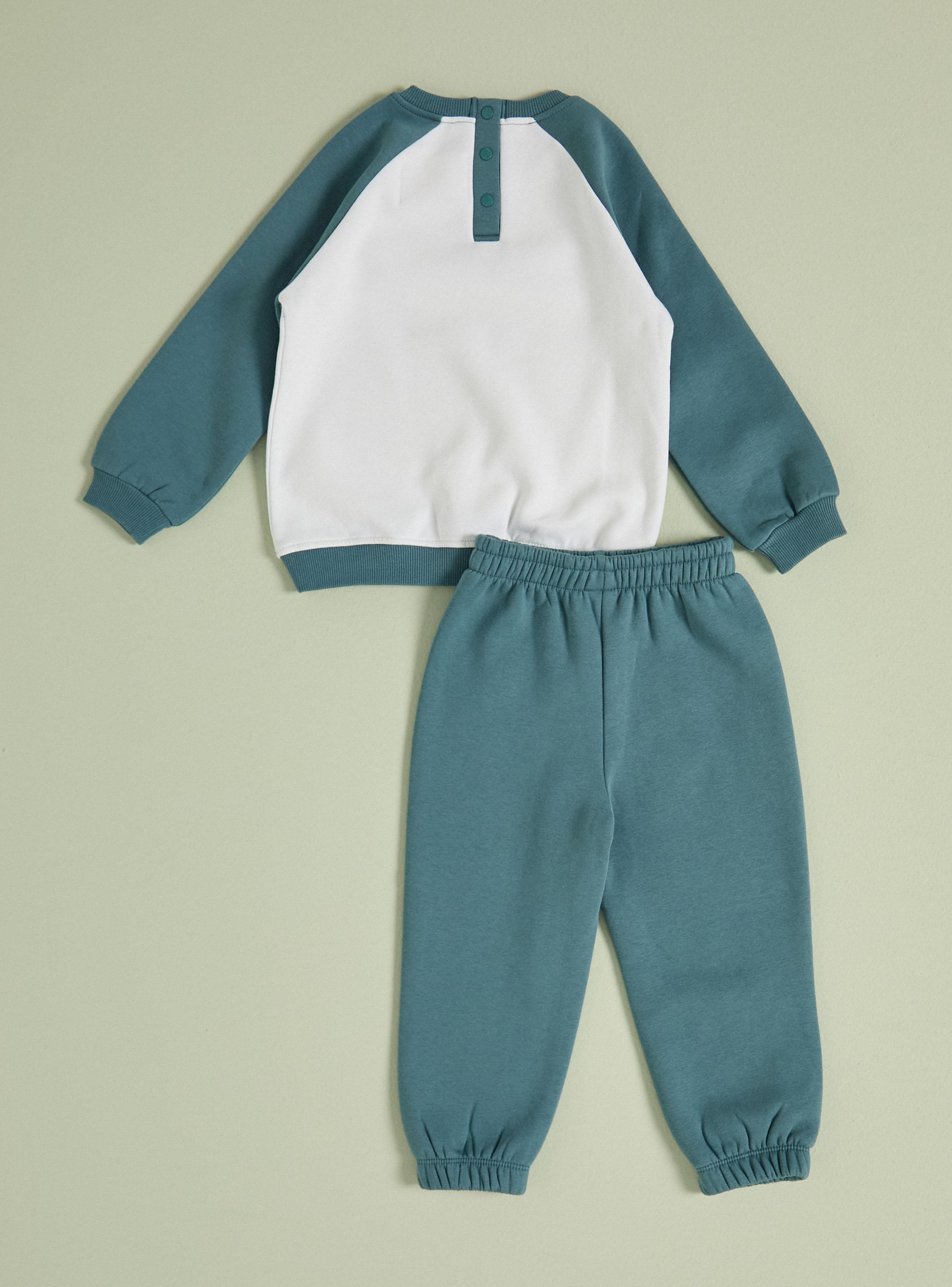 Buzo con Corte Raglán y Estampado Pequeño-2