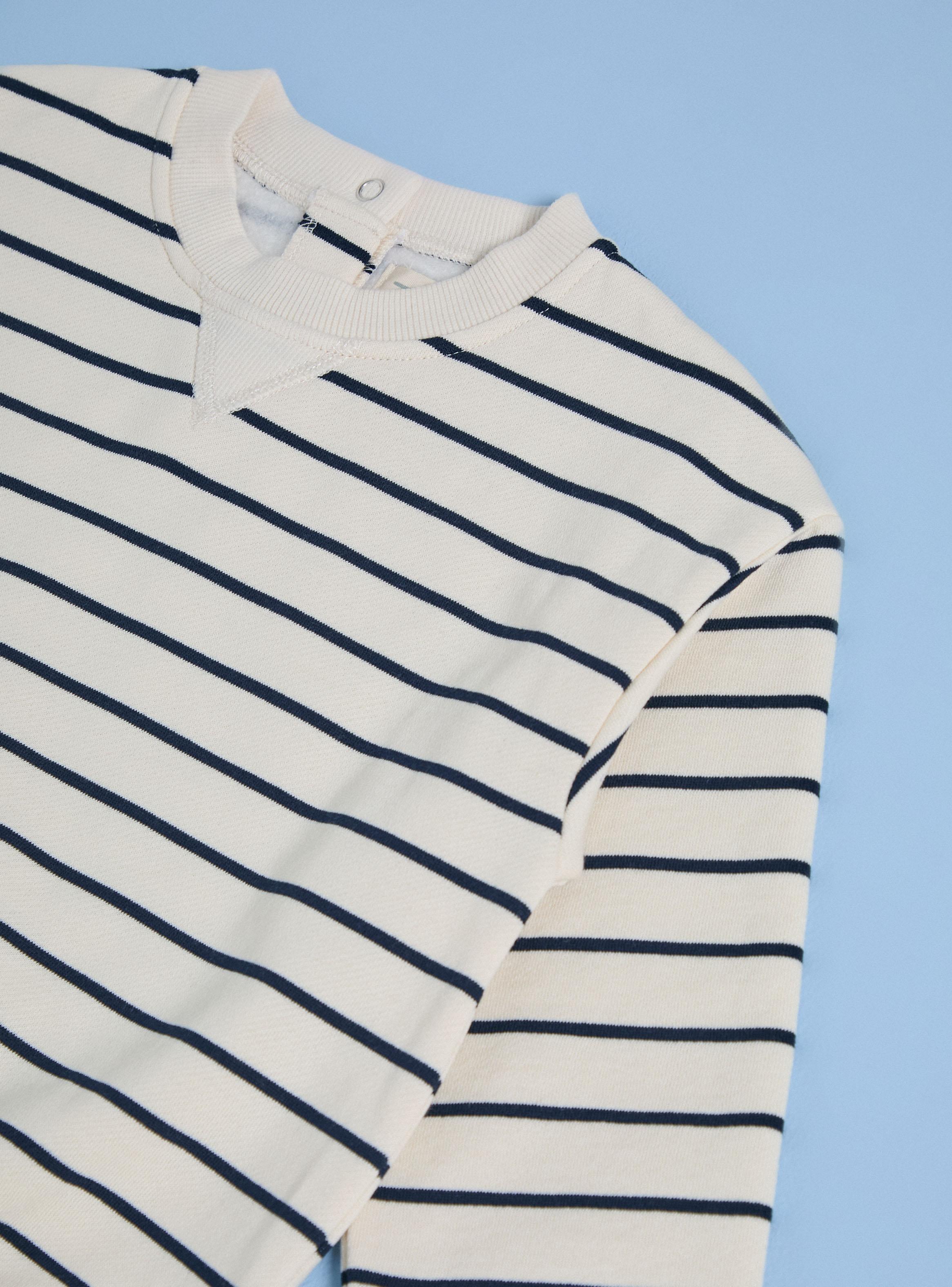 Polerón con Estampado de Líneas-3