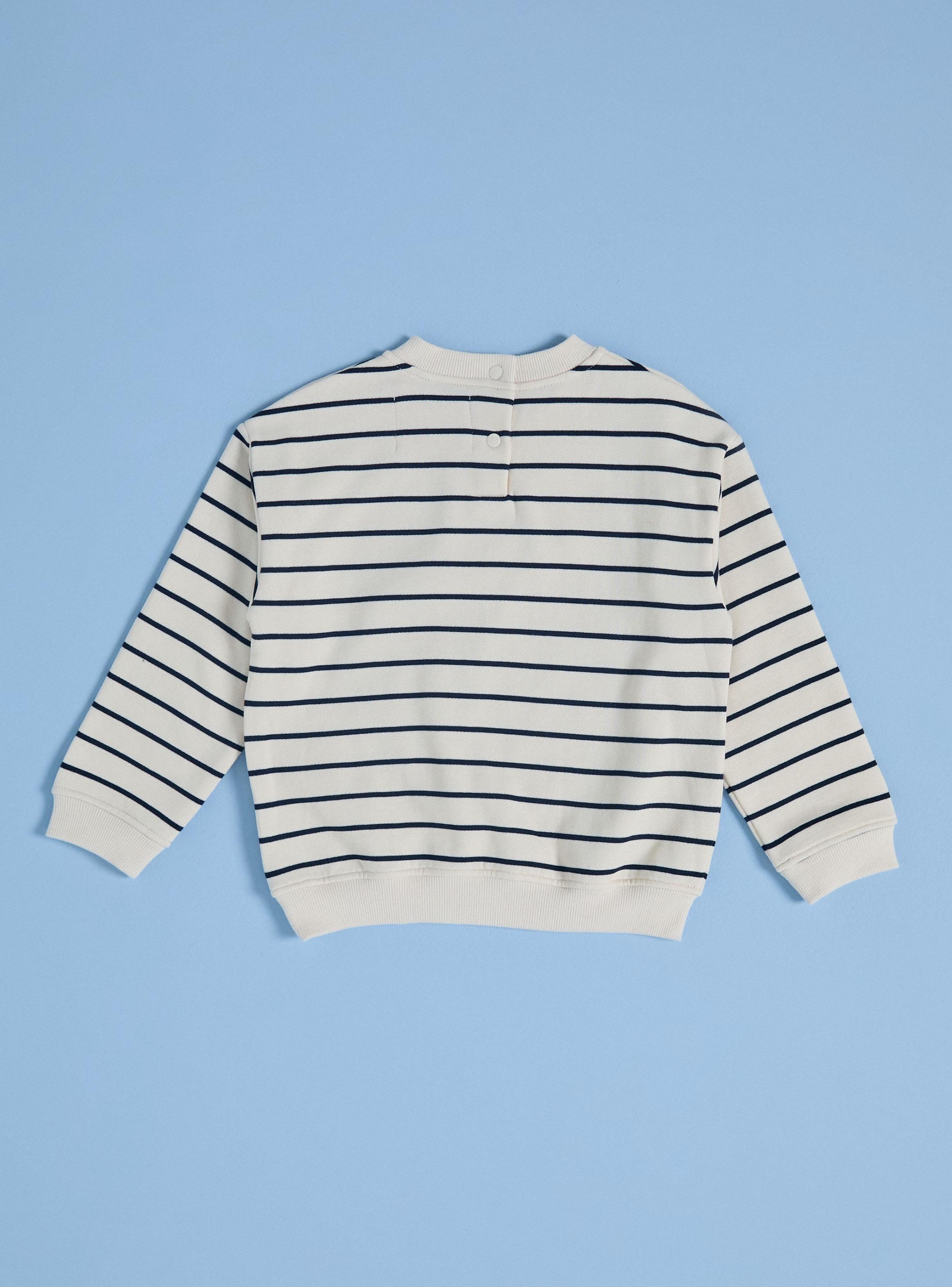 Polerón con Estampado de Líneas-2