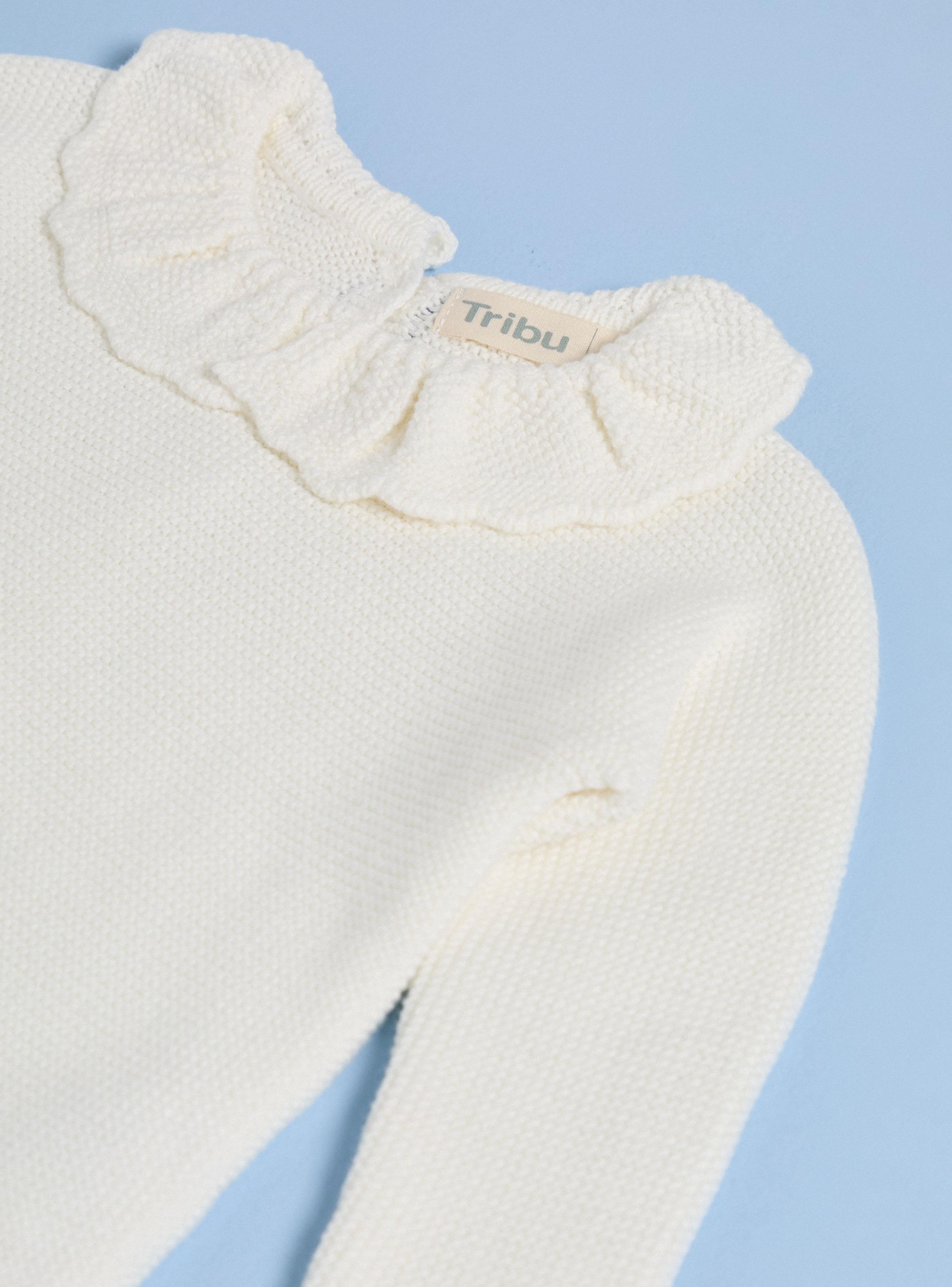 Sweater con Cuello Bobo y Detalle en Mangas-3