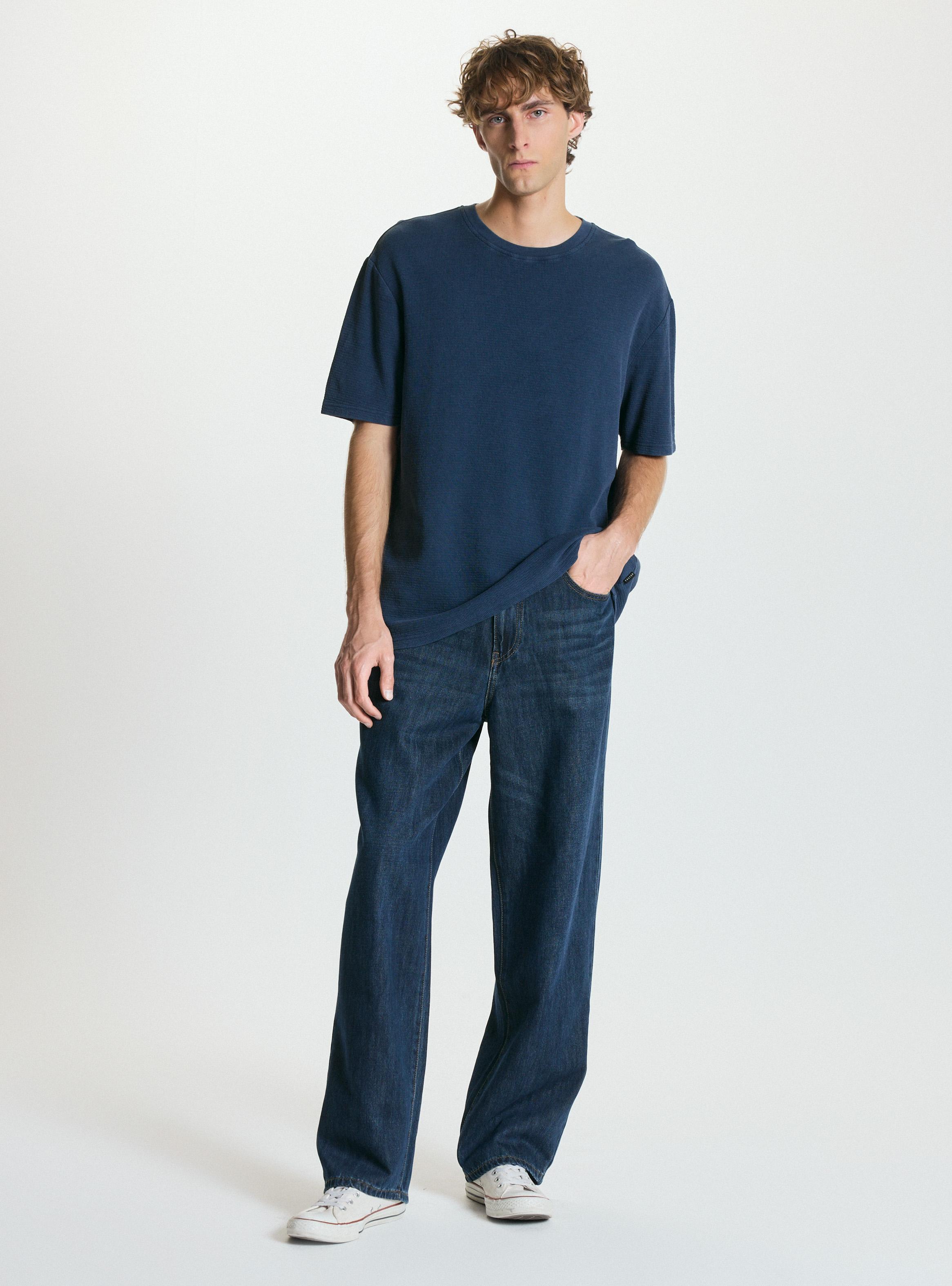Jeans Baggy Navy-4