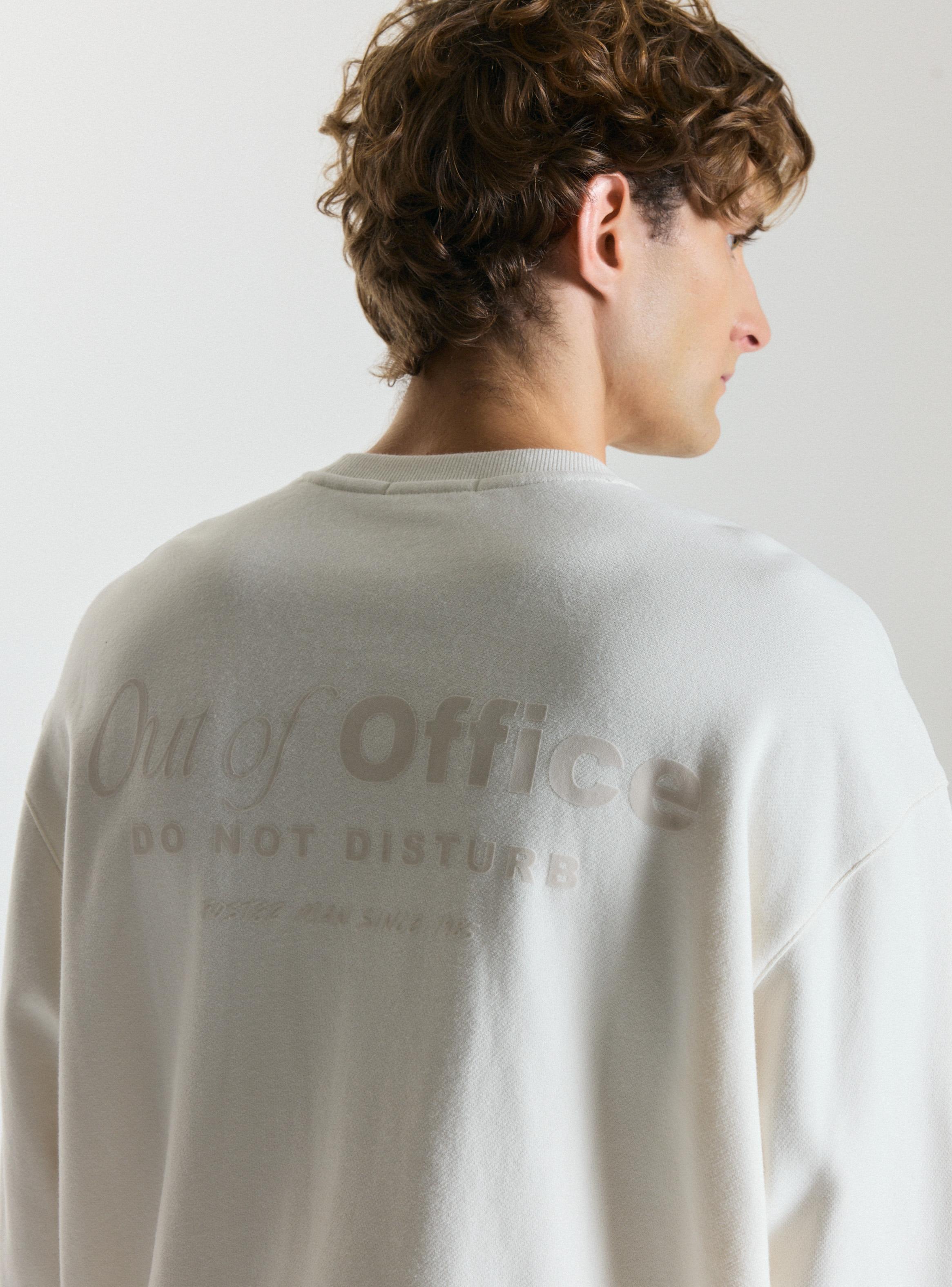 Polerón Liso Cuello Redondo Algodón-3