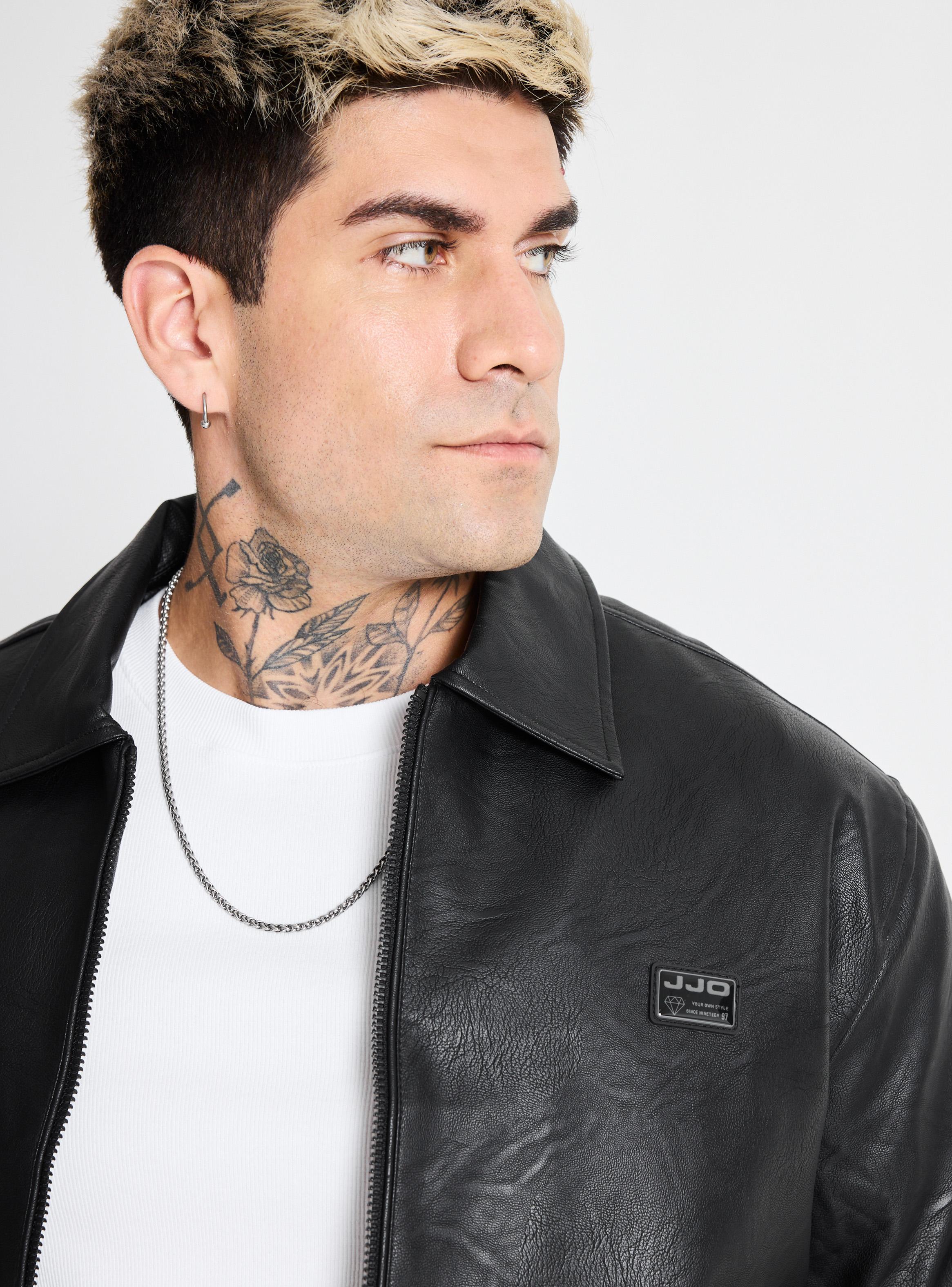 Chaqueta Bomber Tela Jacquard-2