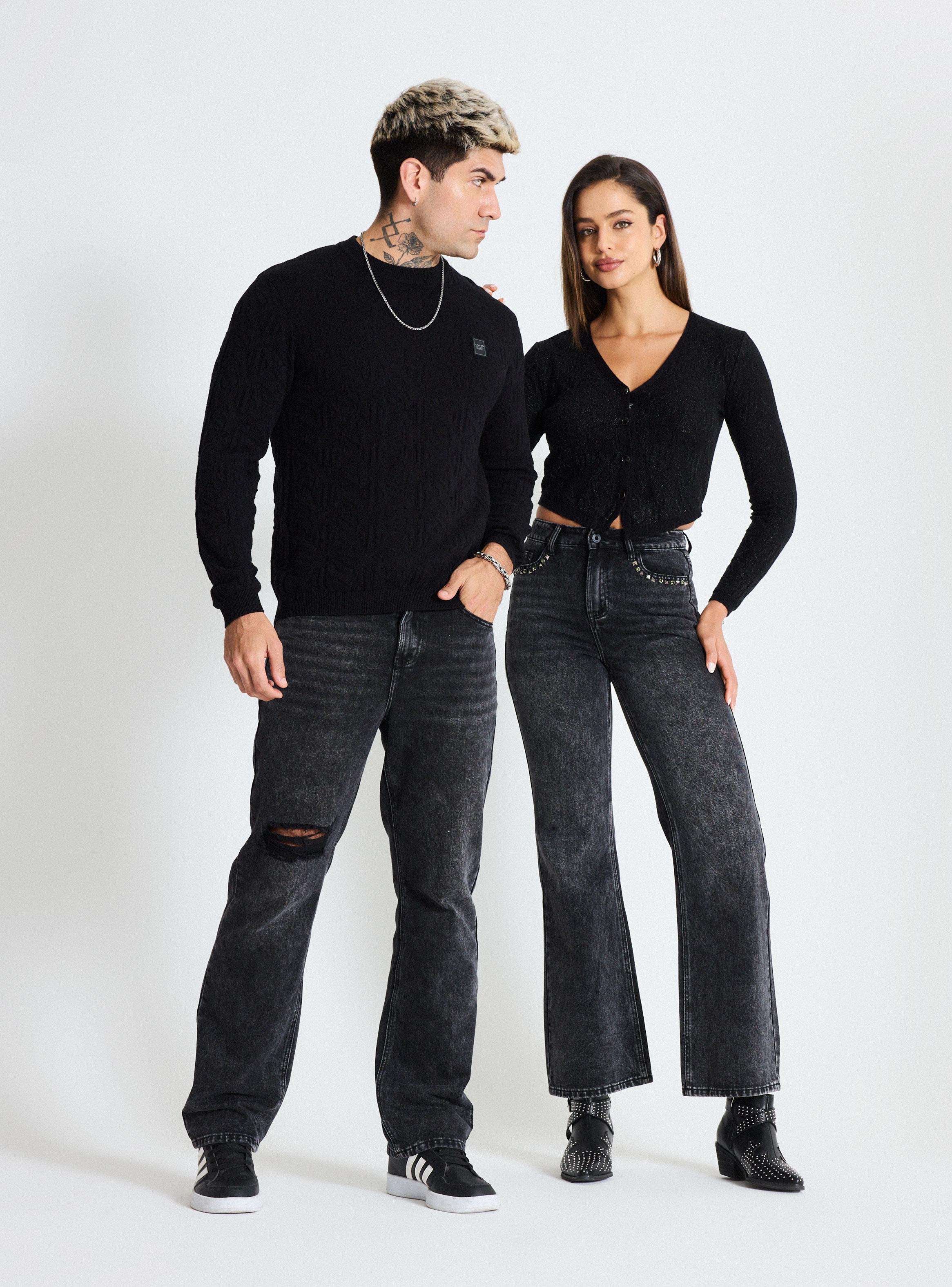 Sweater Tejido Jacquard Con Logo Couple-4