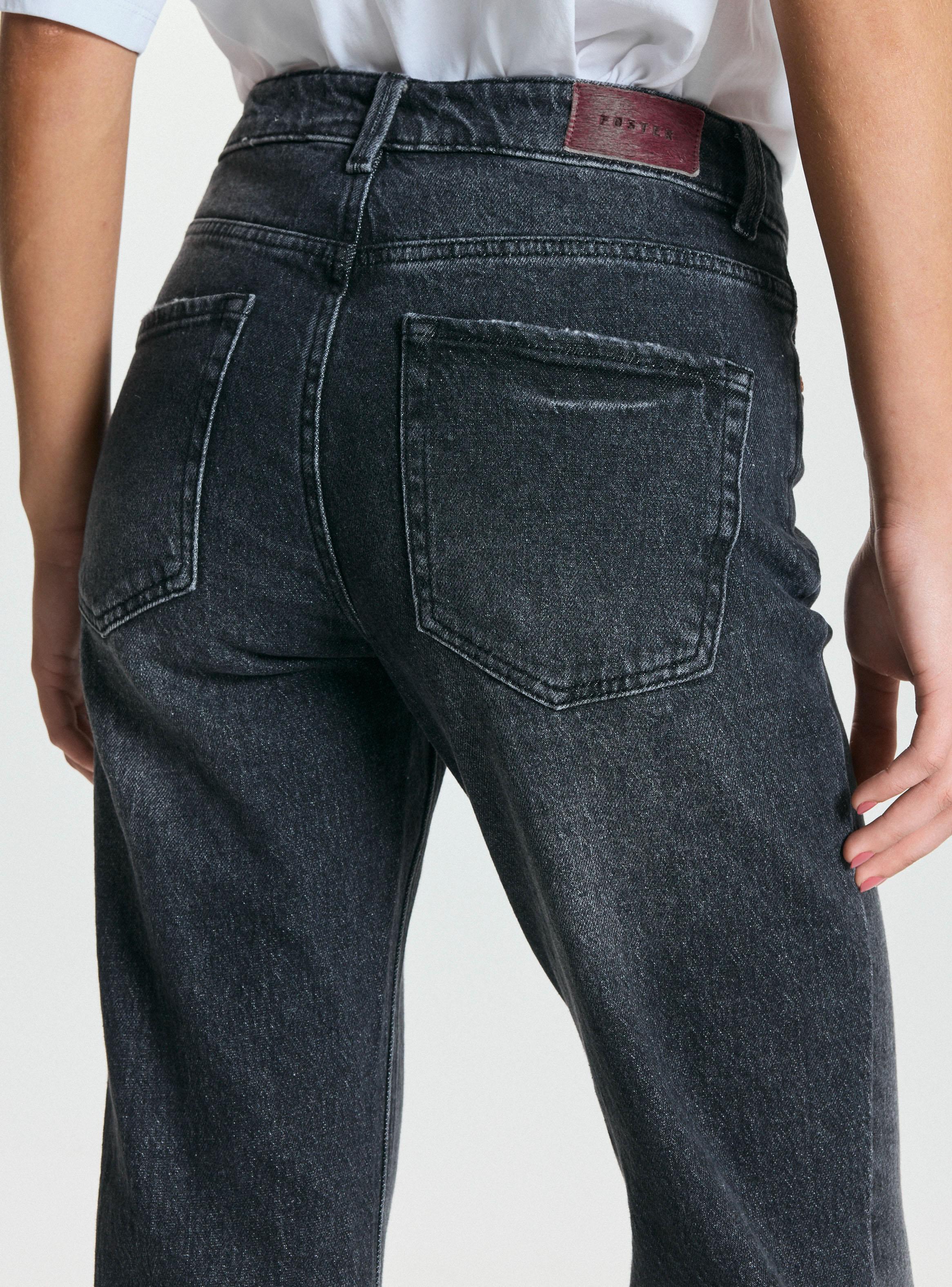 Jeans Straight Tiro Medio-3