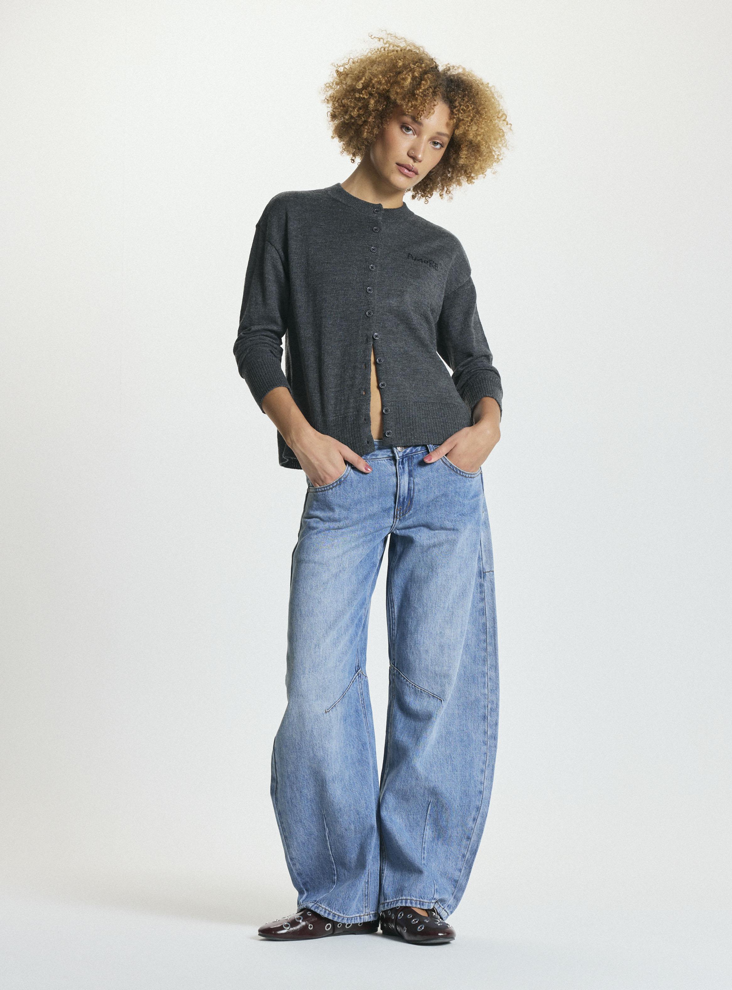 Jeans Balloon Tiro Medio-4