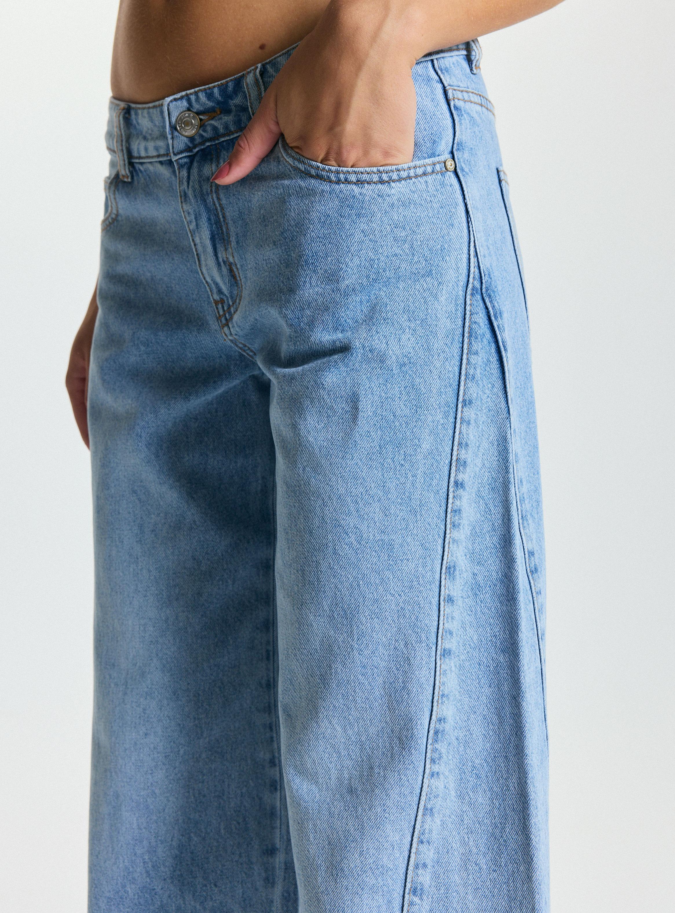 Jeans Extreme Wide Leg Tiro Alto-2
