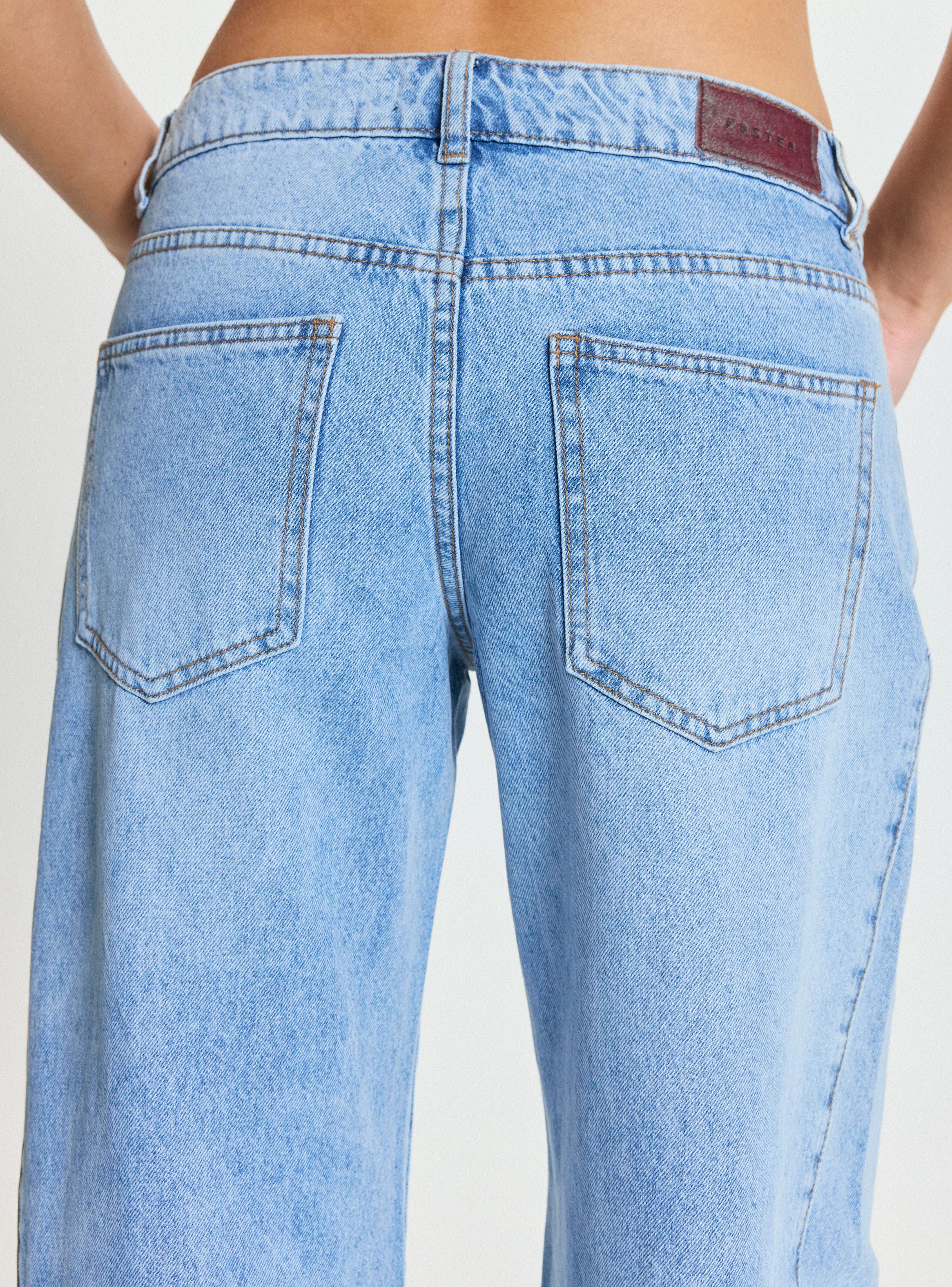 Jeans Extreme Wide Leg Tiro Alto-3