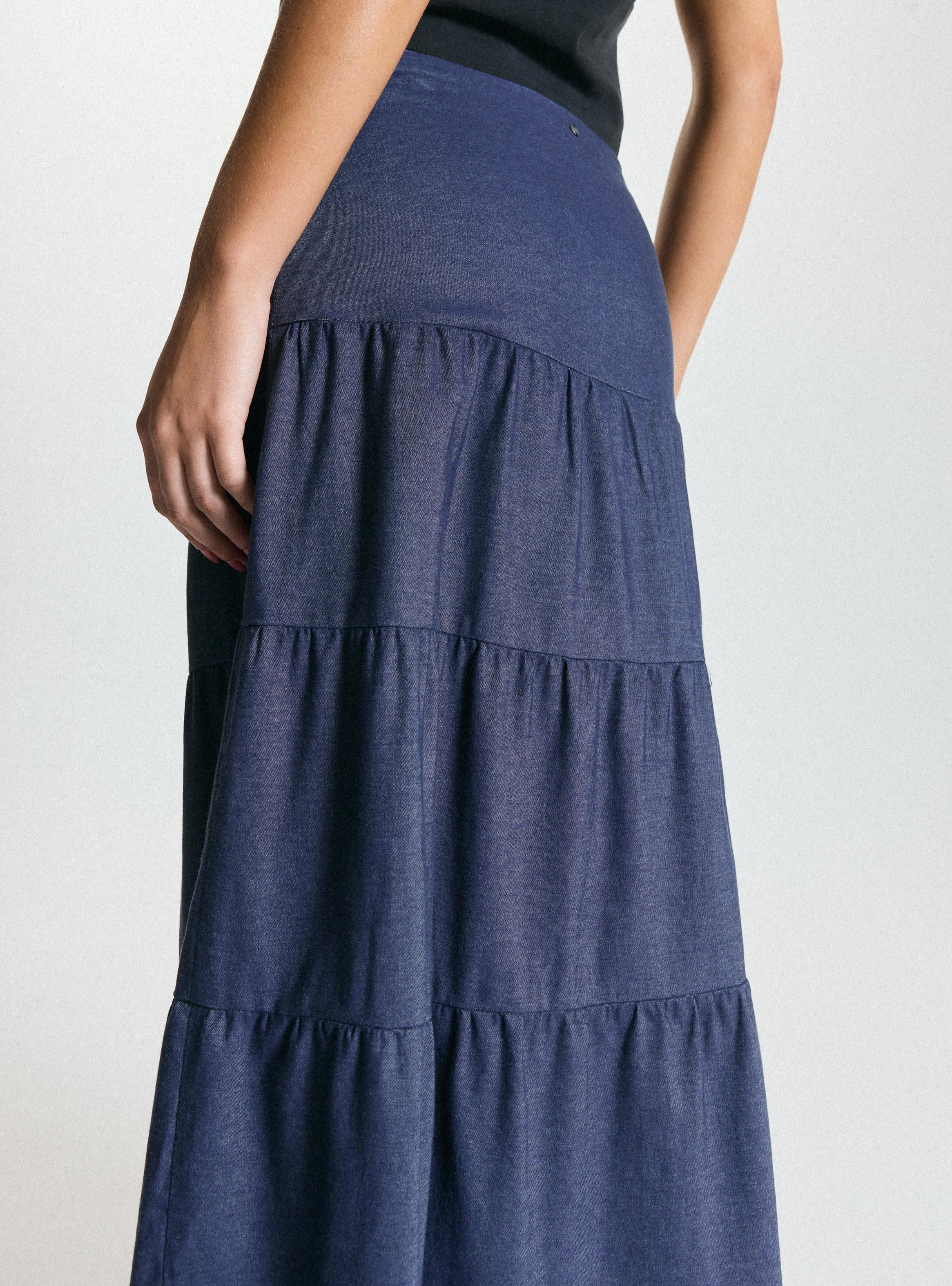 Falda Larga Fluida-3