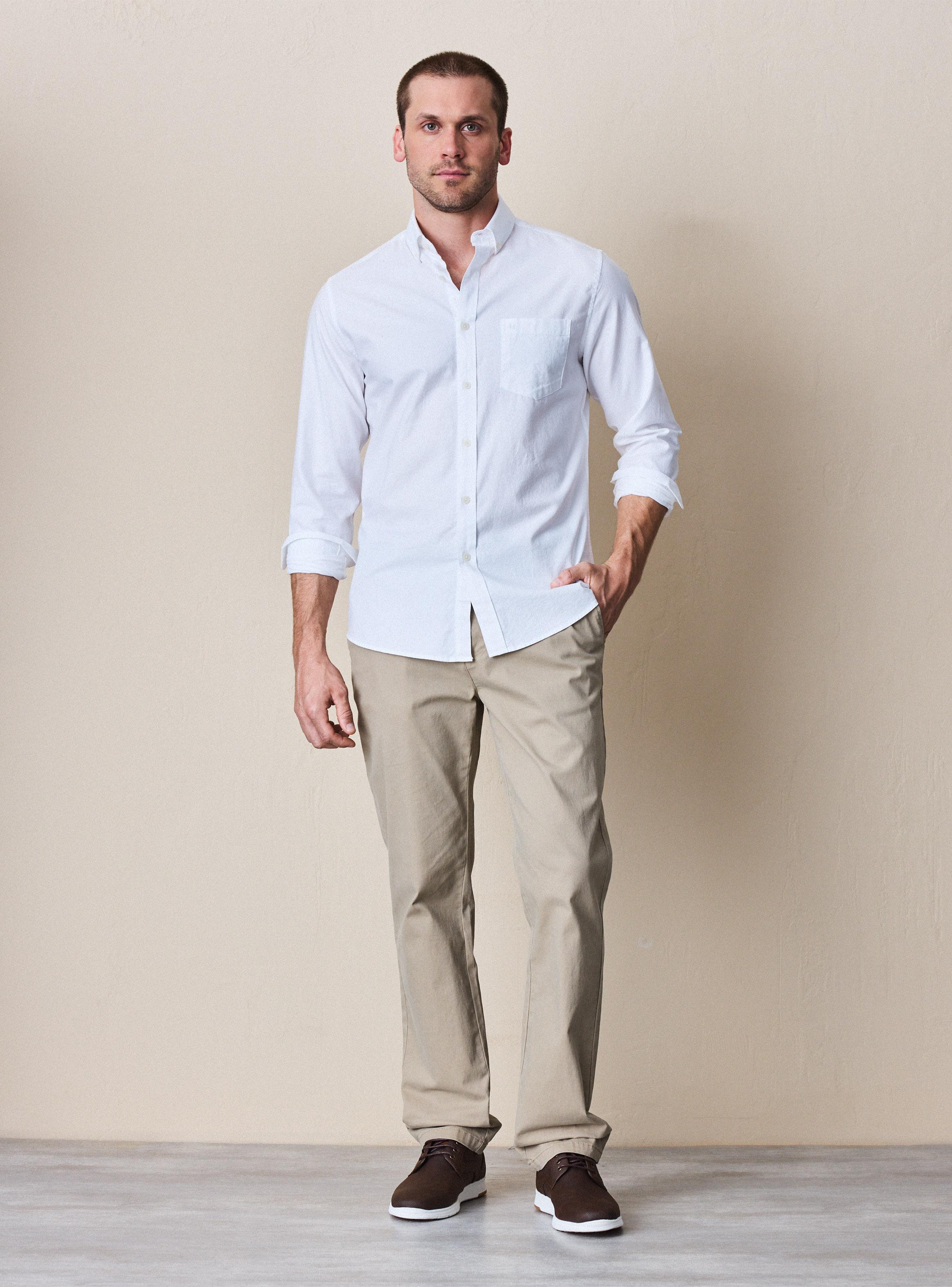 Camisa Manga Larga Oxford Lisa-4