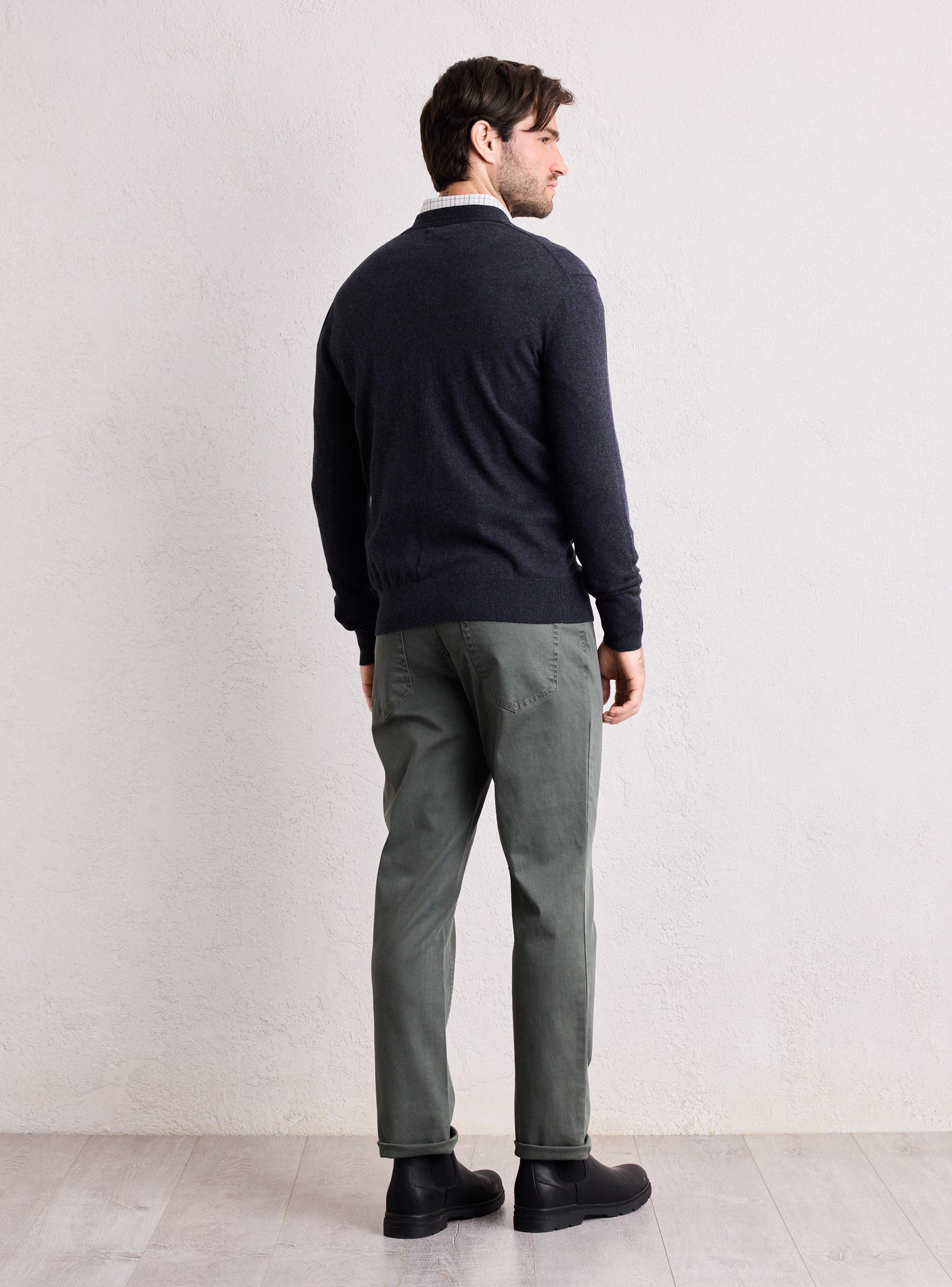 Chaleco Cardigan Lana Merino-5