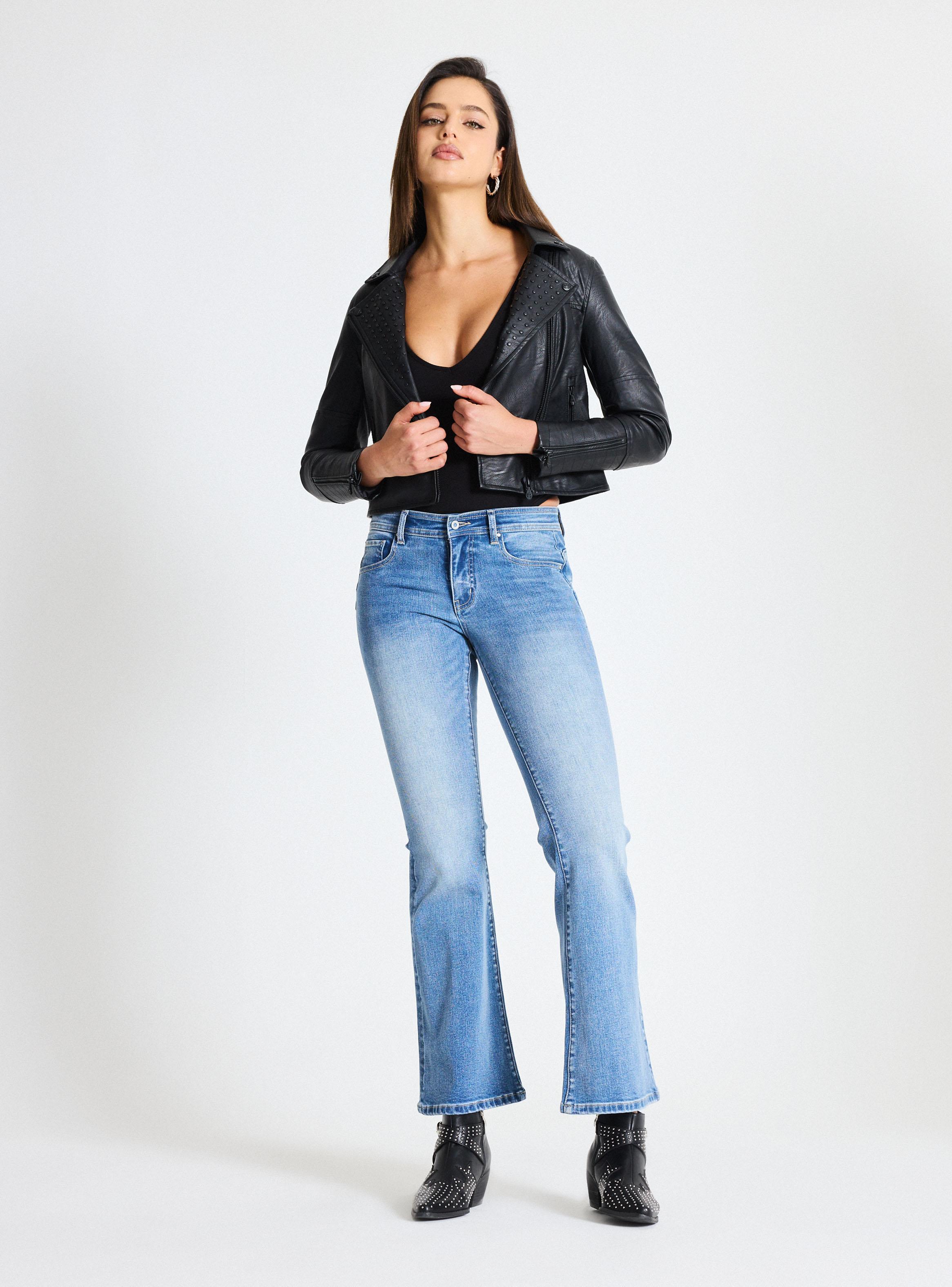 Chaqueta Biker Solapas con Tachas-4