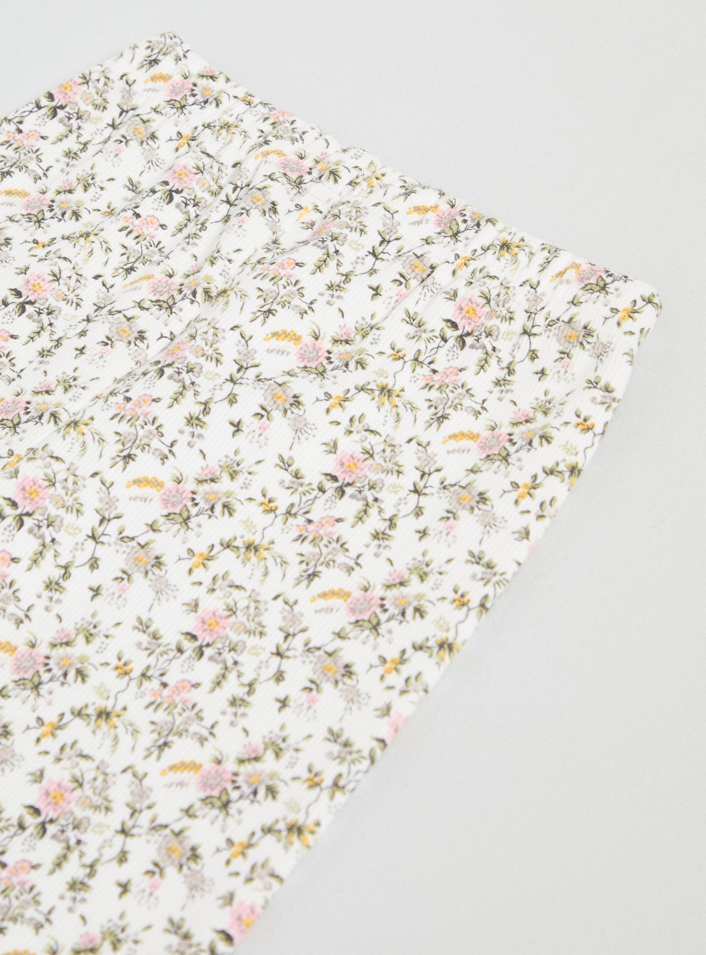 Calzas Print Floral de Algodón-2