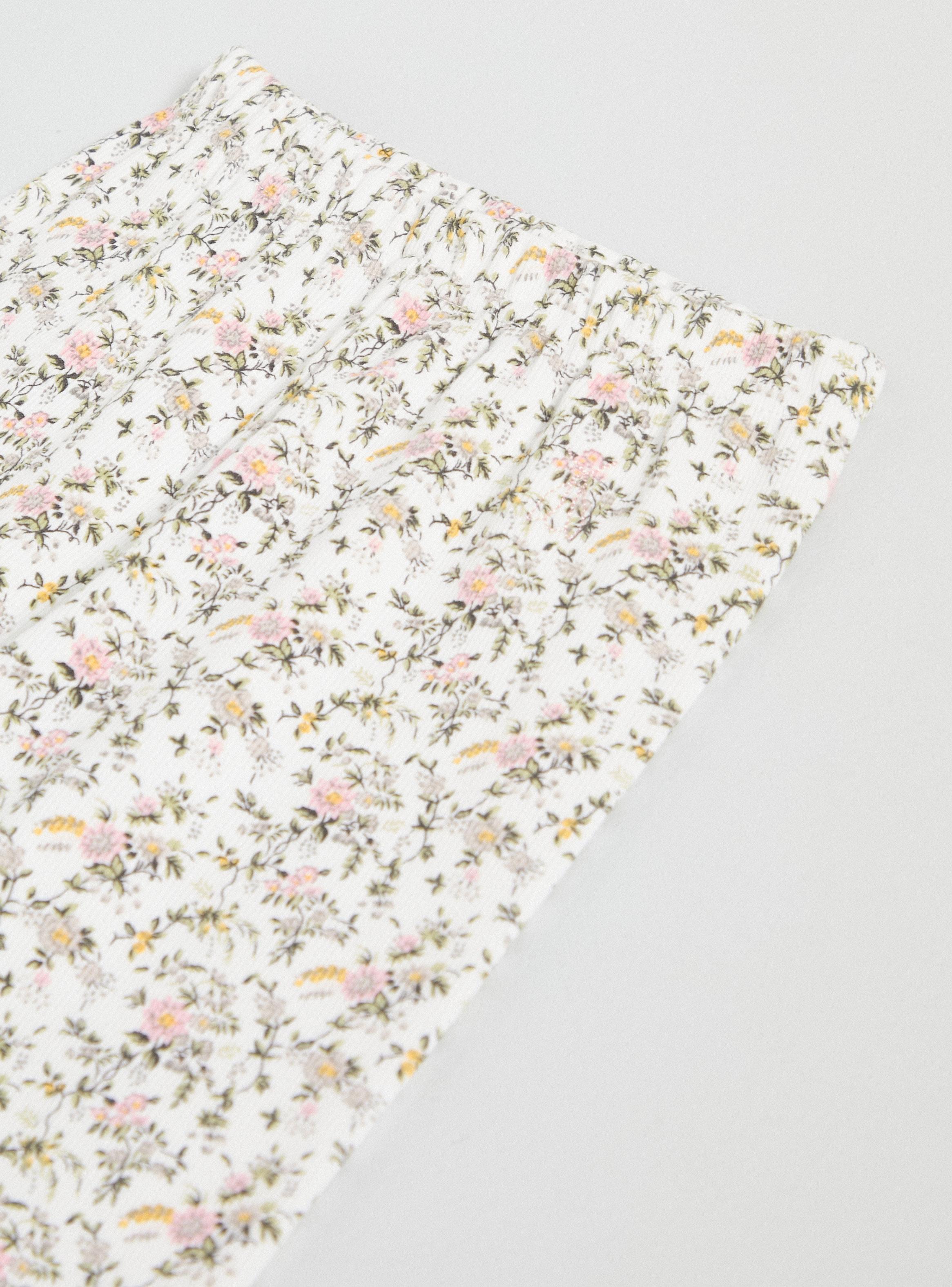 Calzas Print Floral de Algodón-3