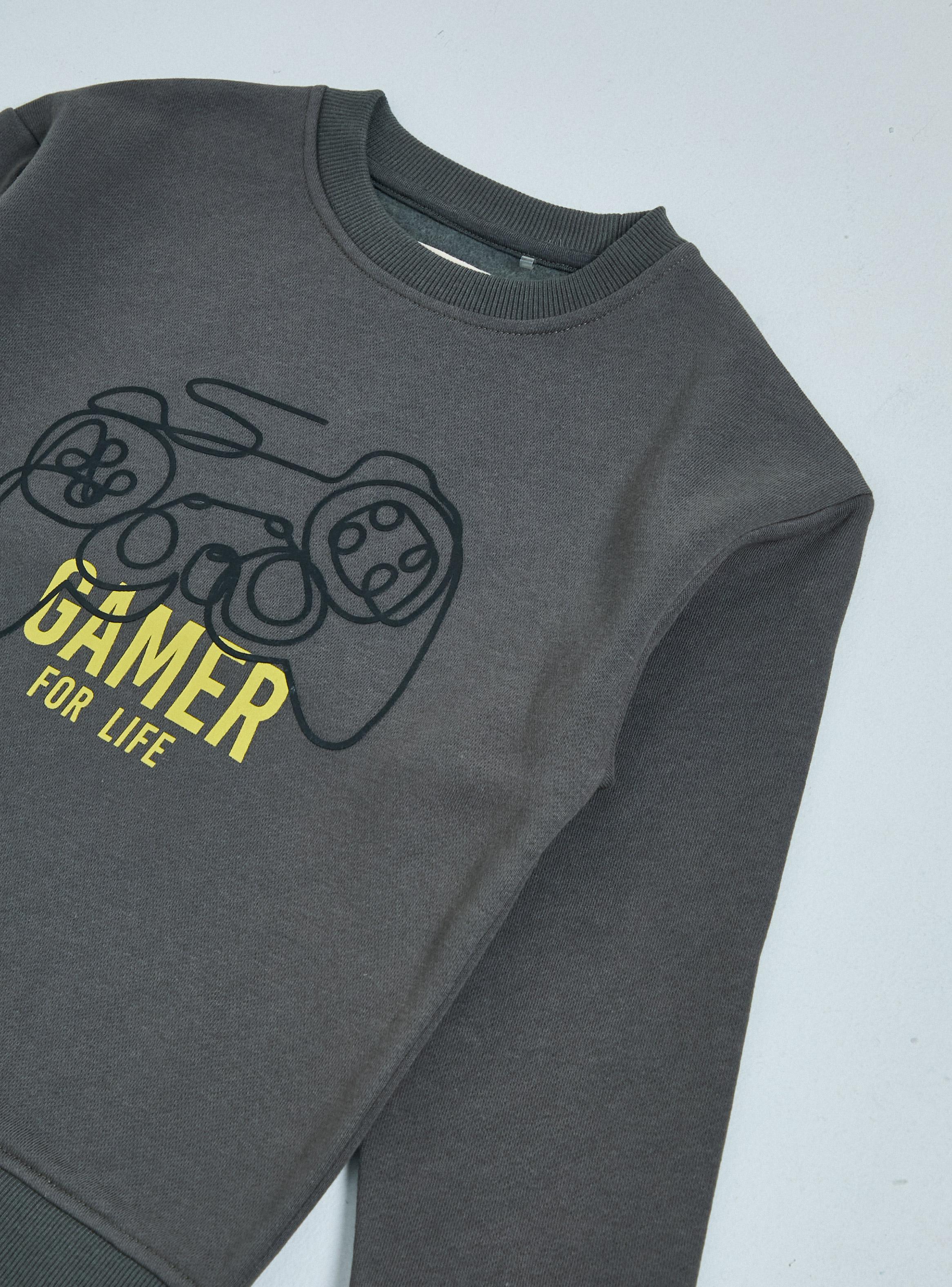 Polerón Básico Estampado a Tono-3