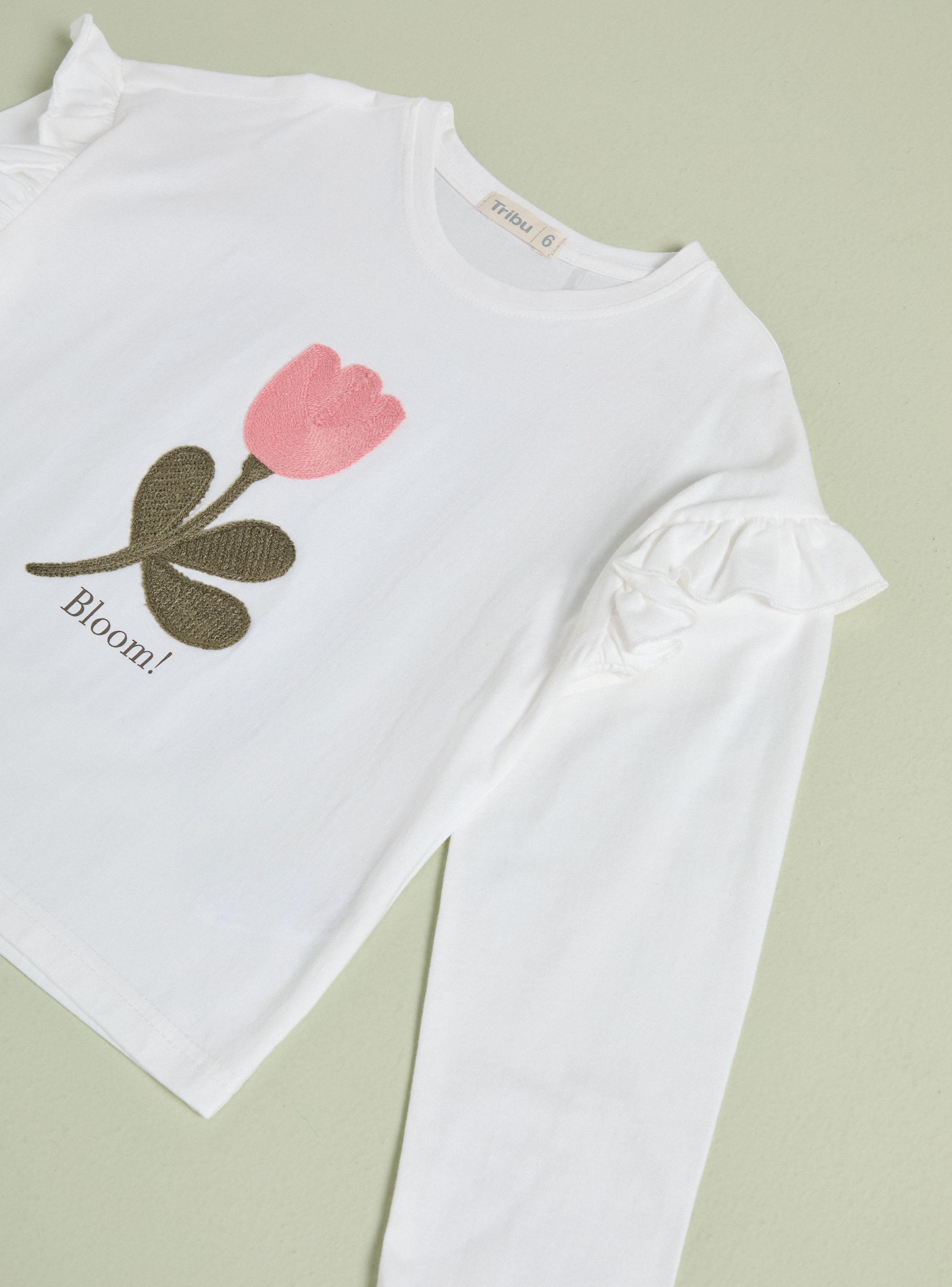 Polera Aplicación Crochet Color-3