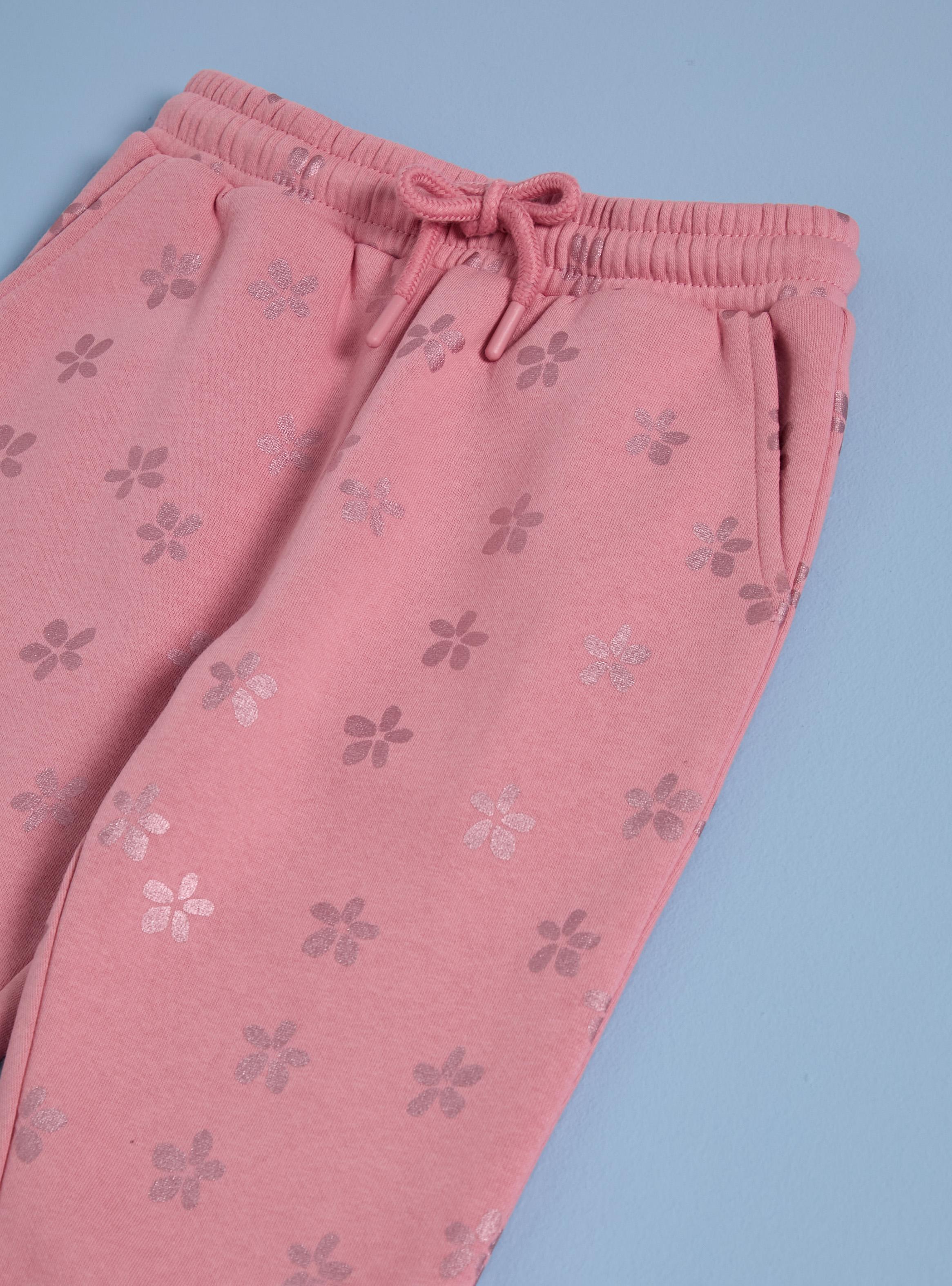 Pantalón de Buzo Jogger Estampado Niña-3
