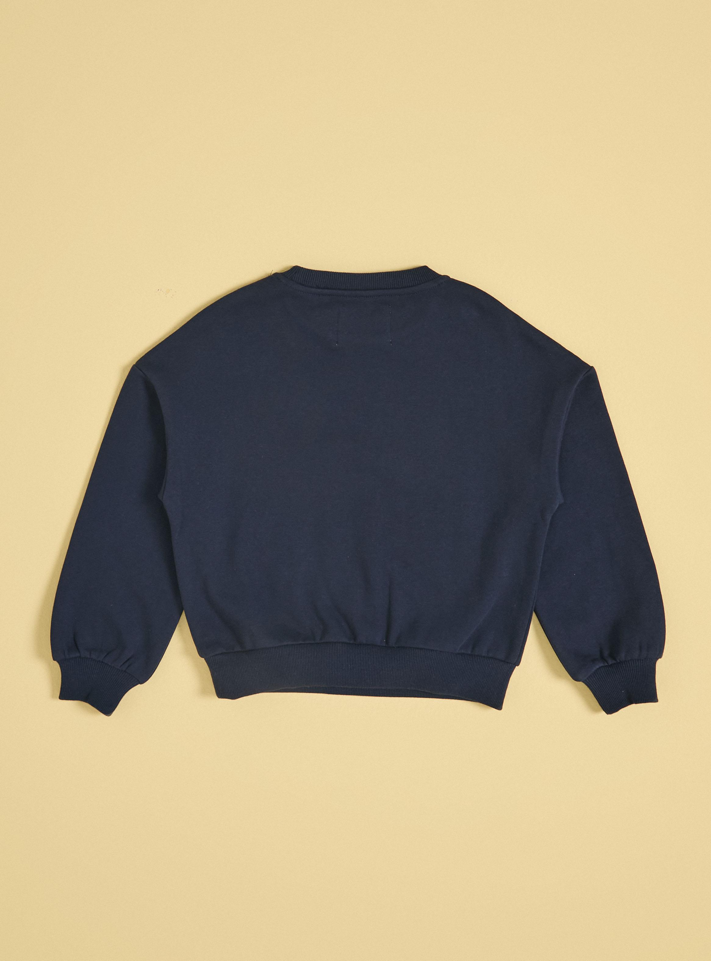 Polerón Diseño Flores con Cordón-2