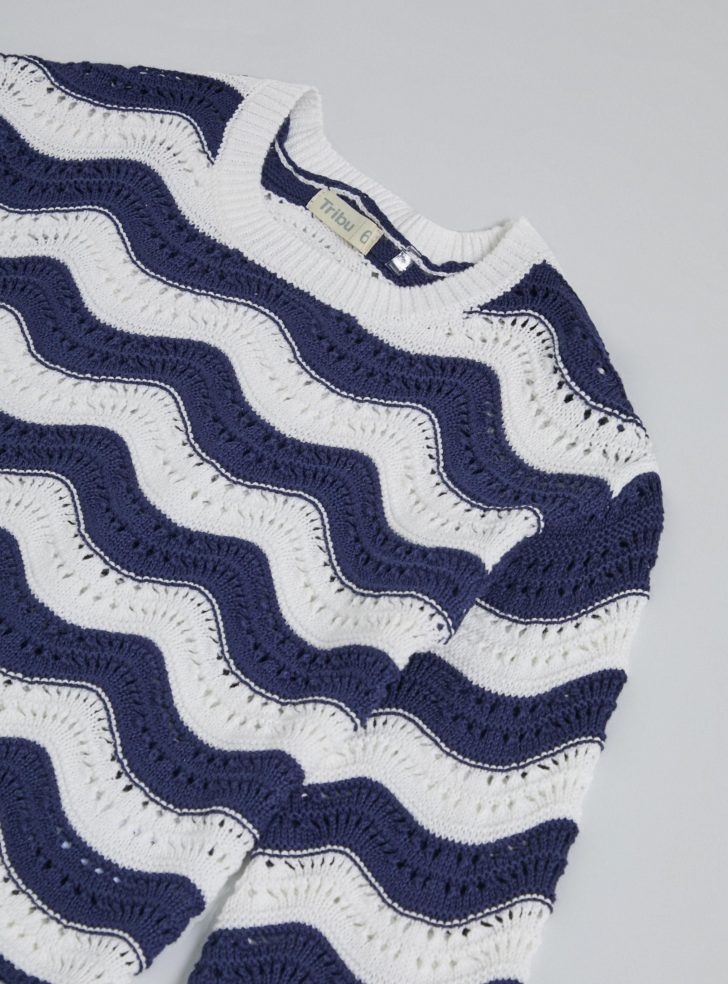 Sweater Diseño Rayas Marinero-3