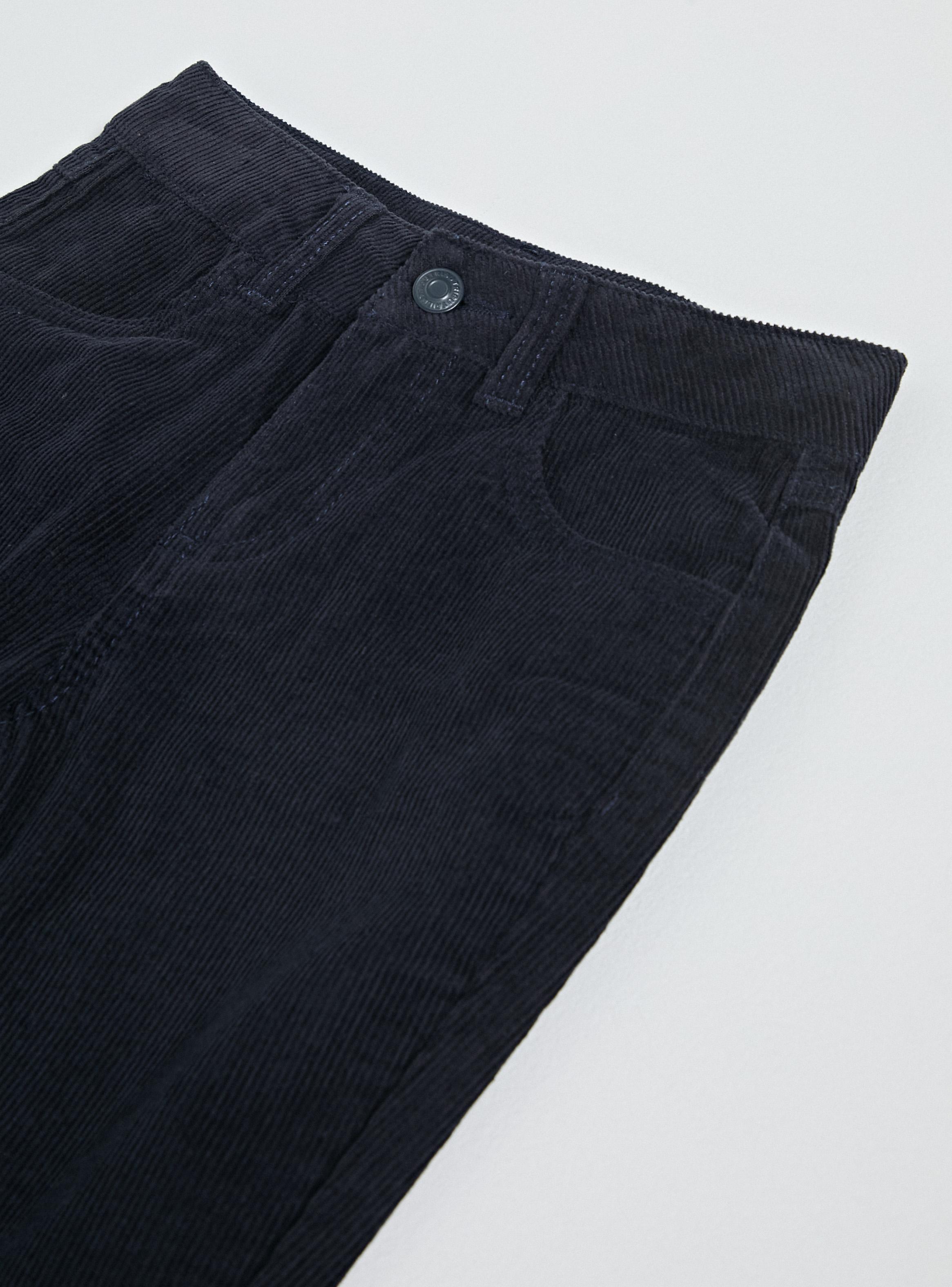 Pantalón Cotelé Pata Ancha Algodón-3