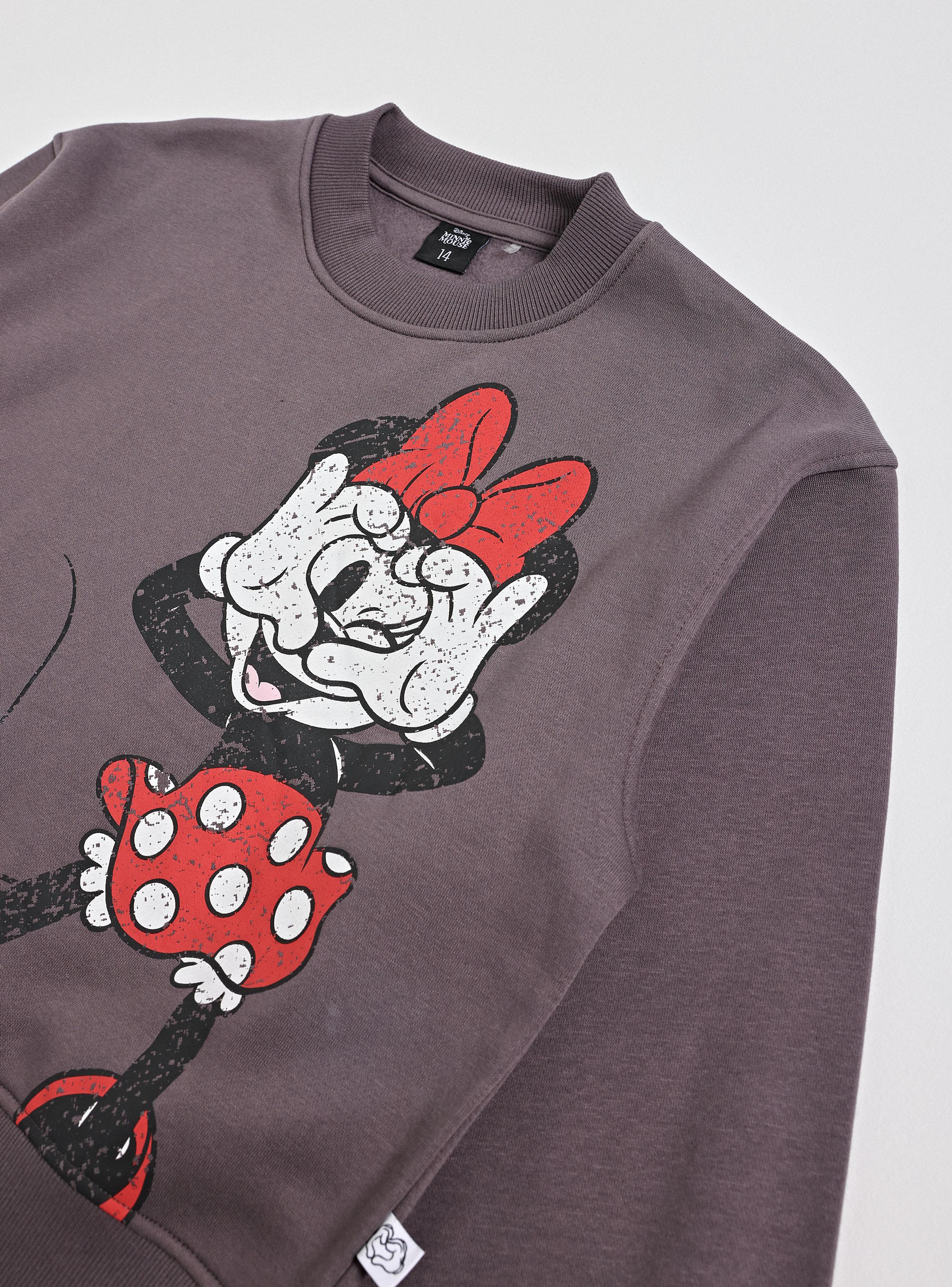 Polerón Estampado Desgastado Personajes Disney-3