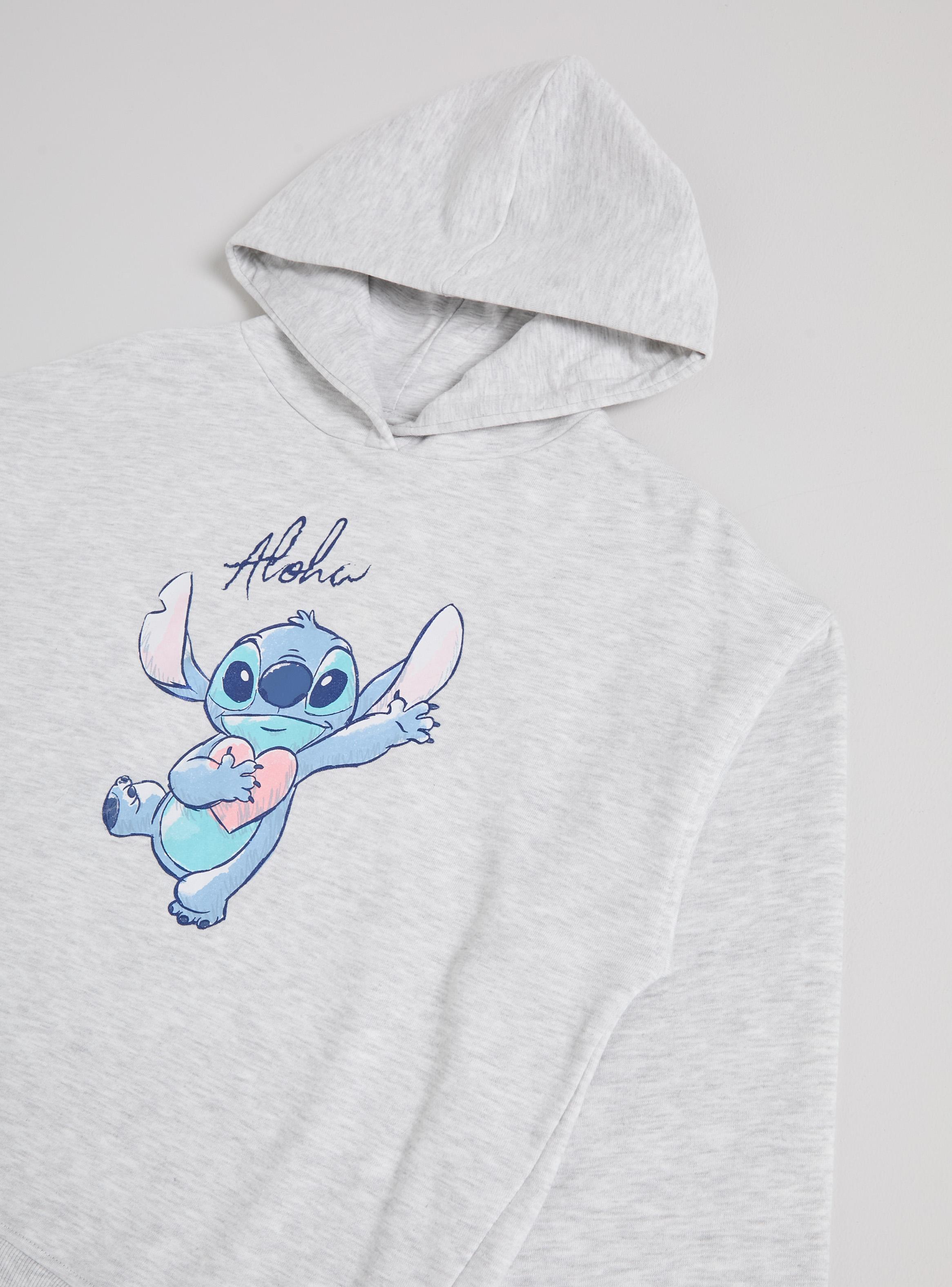 Polerón con Capucha y Estampado Stitch-3