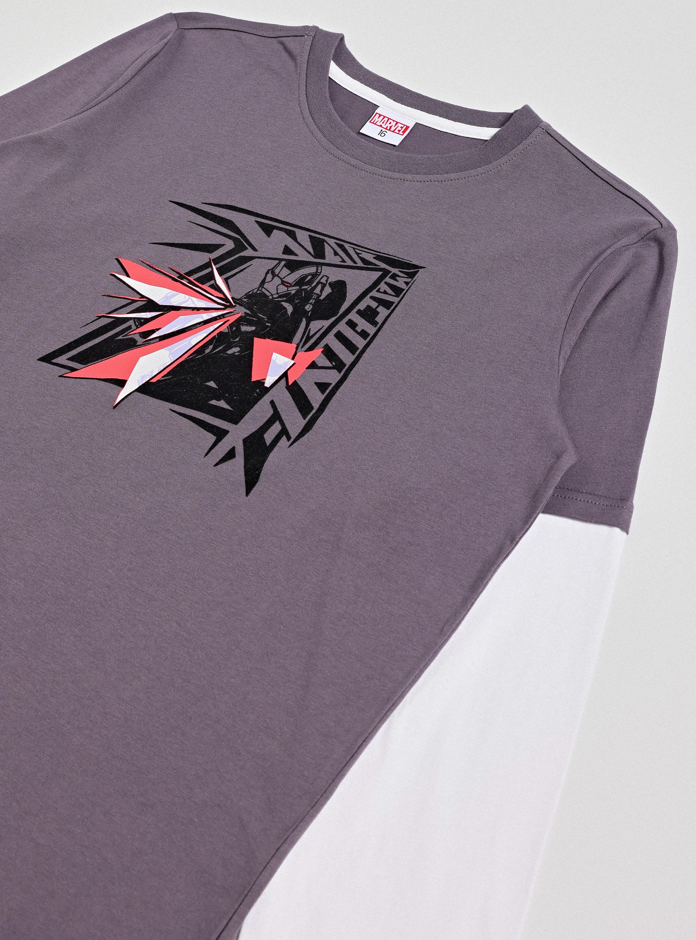 Polera Doble Manga Color con Estampado Avengers-3