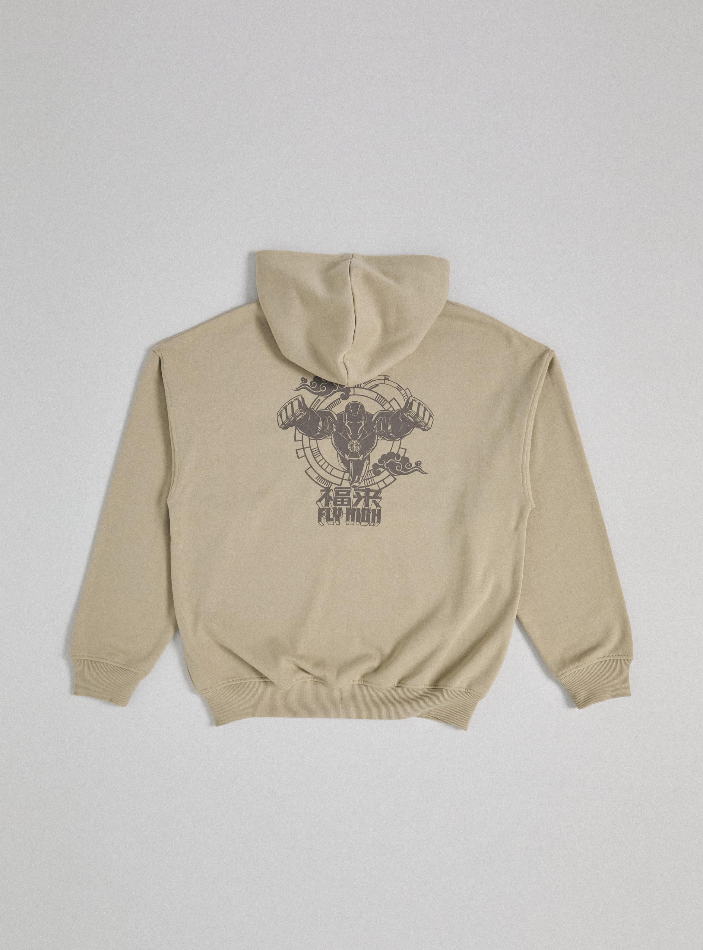 Polerón con Cierre y Estampado Iron Man de Avengers-2