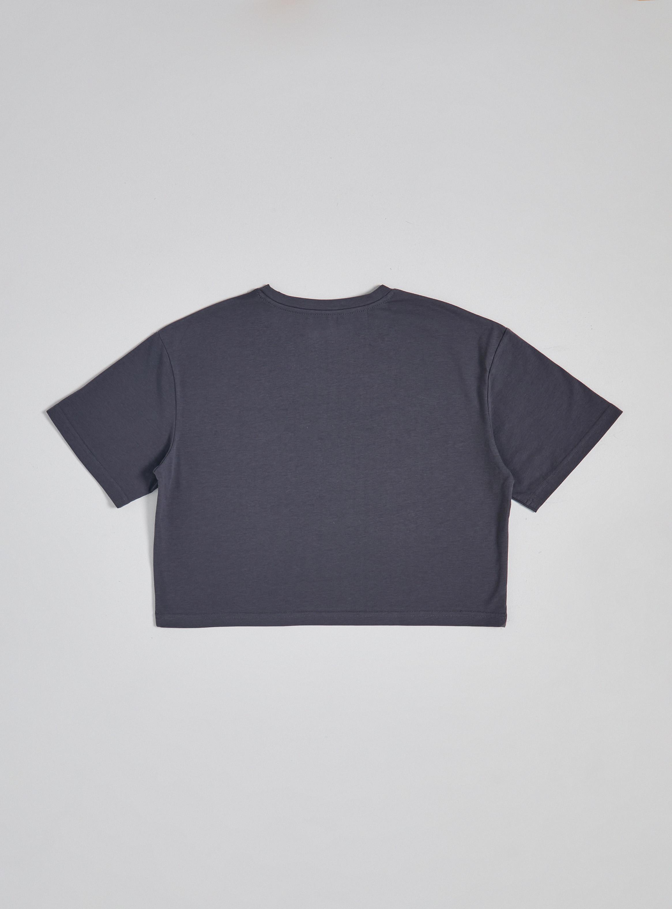 Polera Cropped Estampado Logo-2