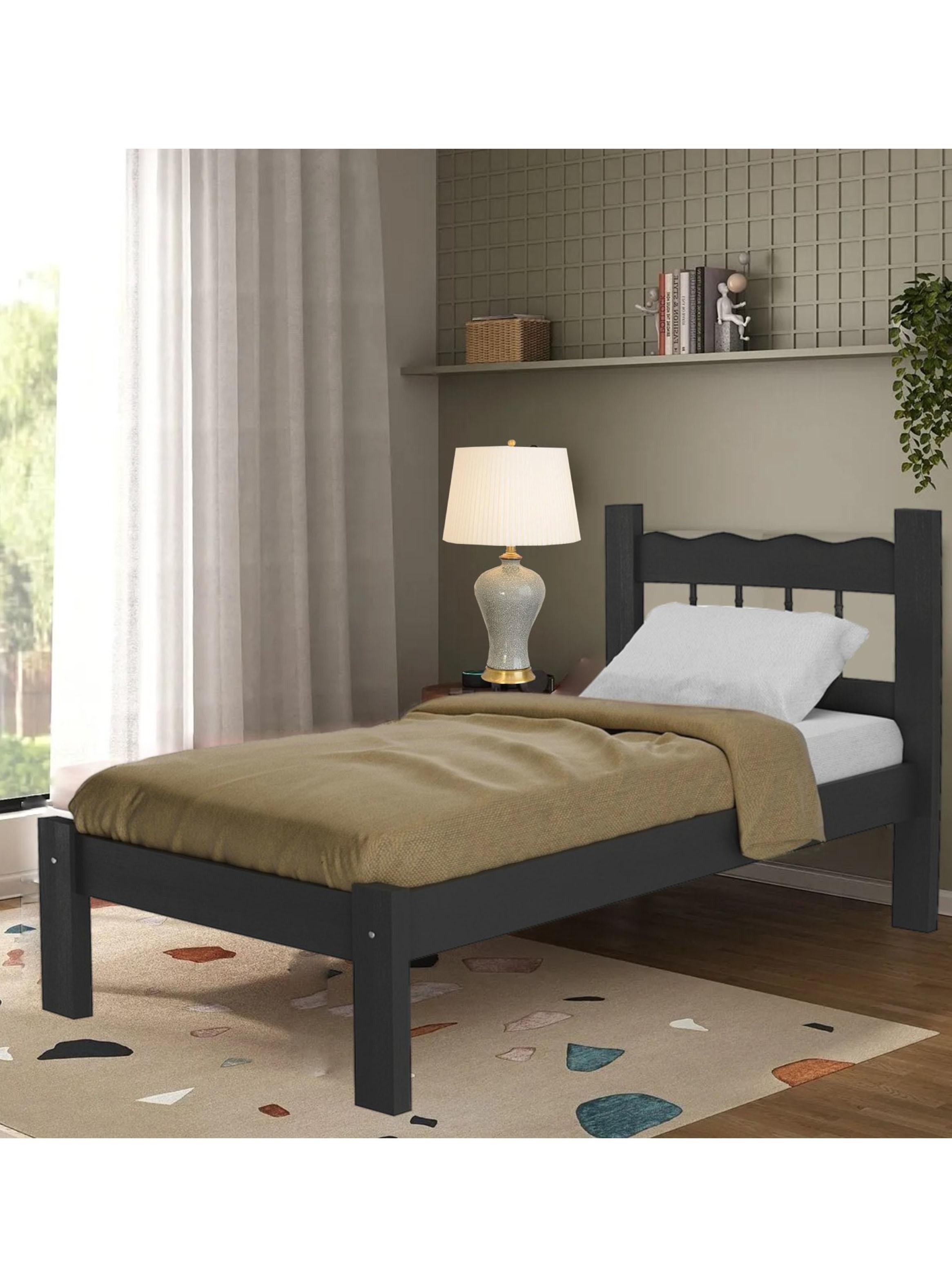 Cama Individual Infantil Be 90x94x195 cm Negro-5