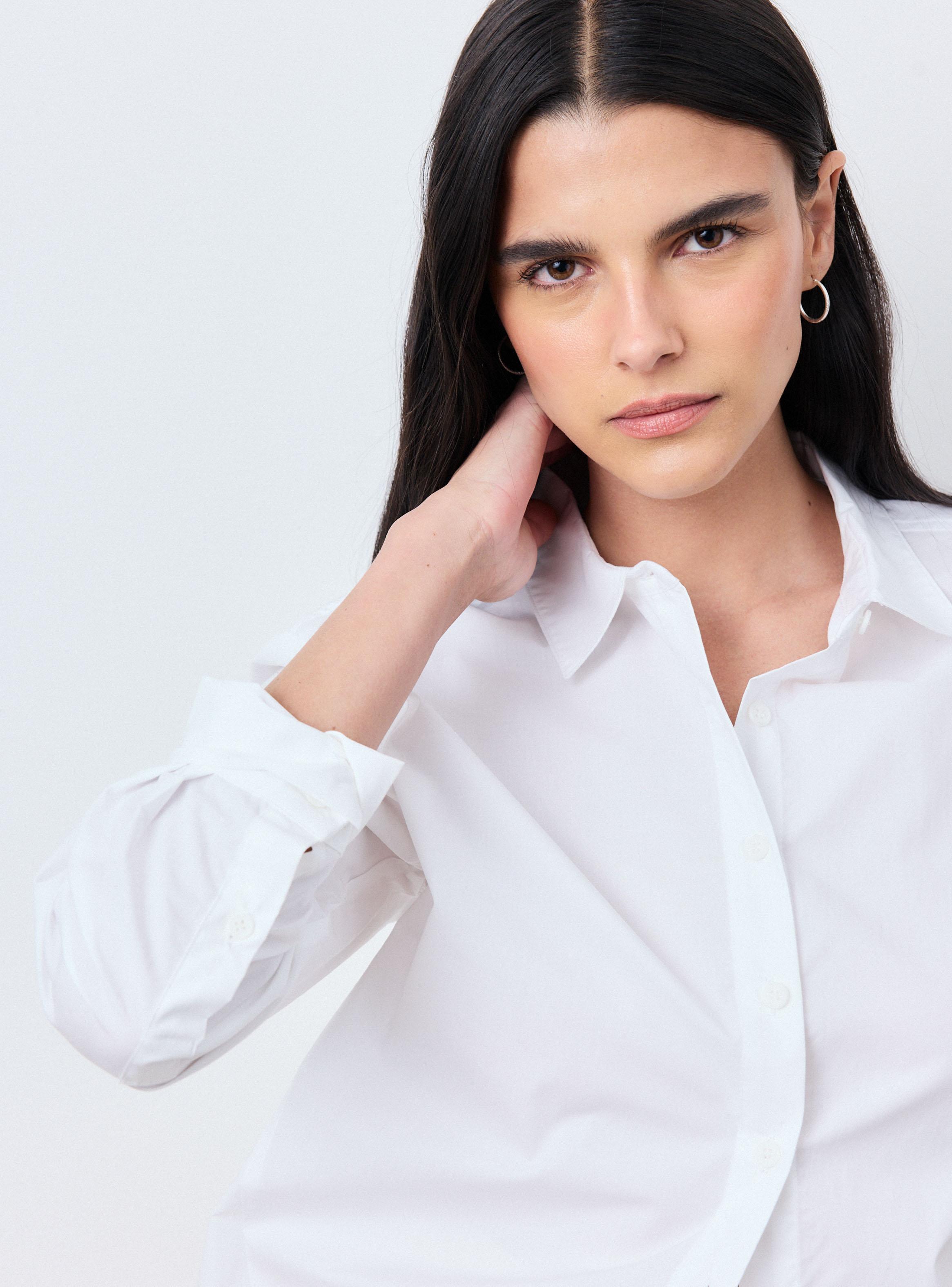 Polera Camisera Abotonada Rayada-2