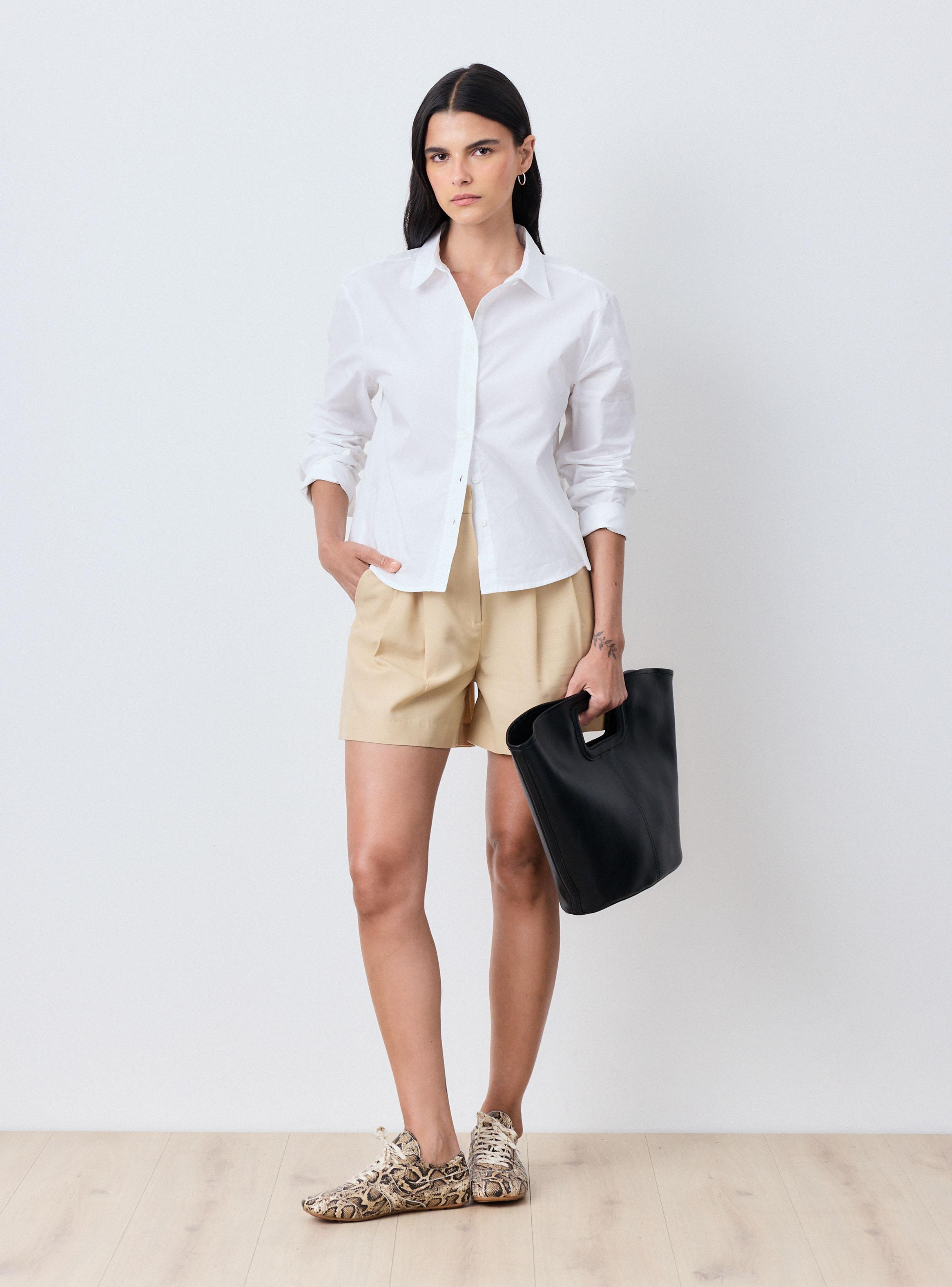 Polera Camisera Abotonada Rayada-4