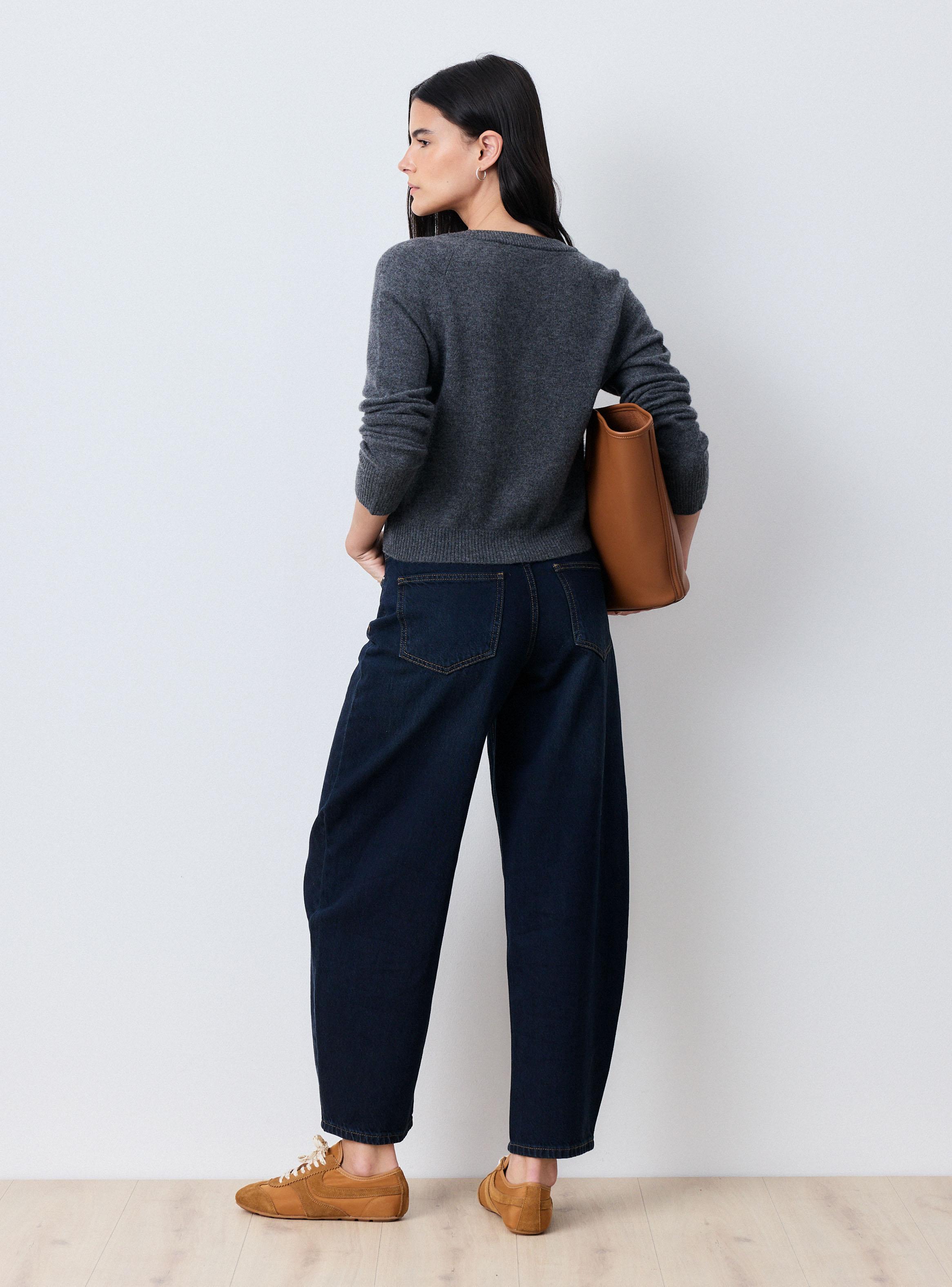 Chaleco Cárdigan Manga Larga Lana-5