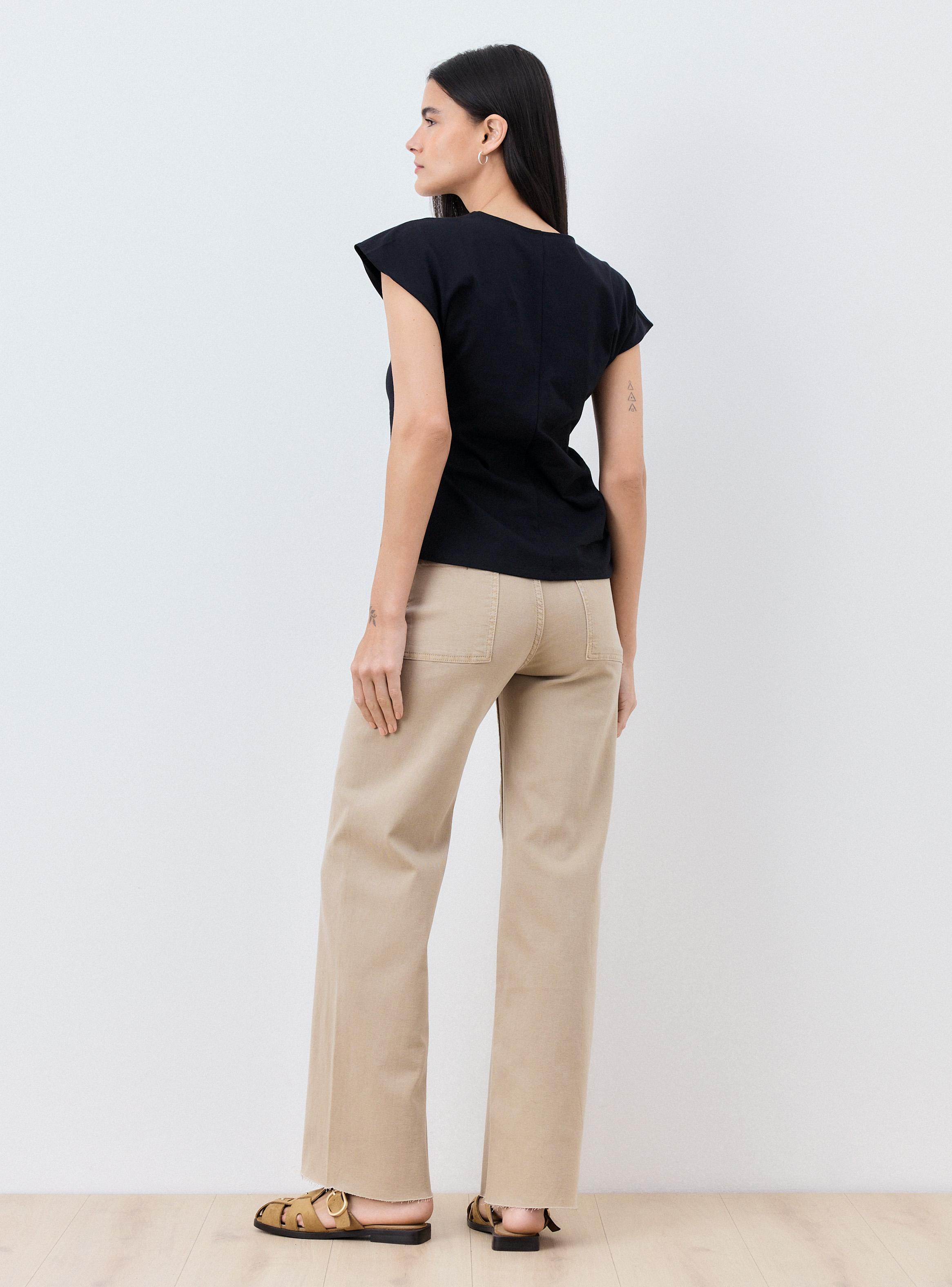 Polera Drapeado Lateral-5