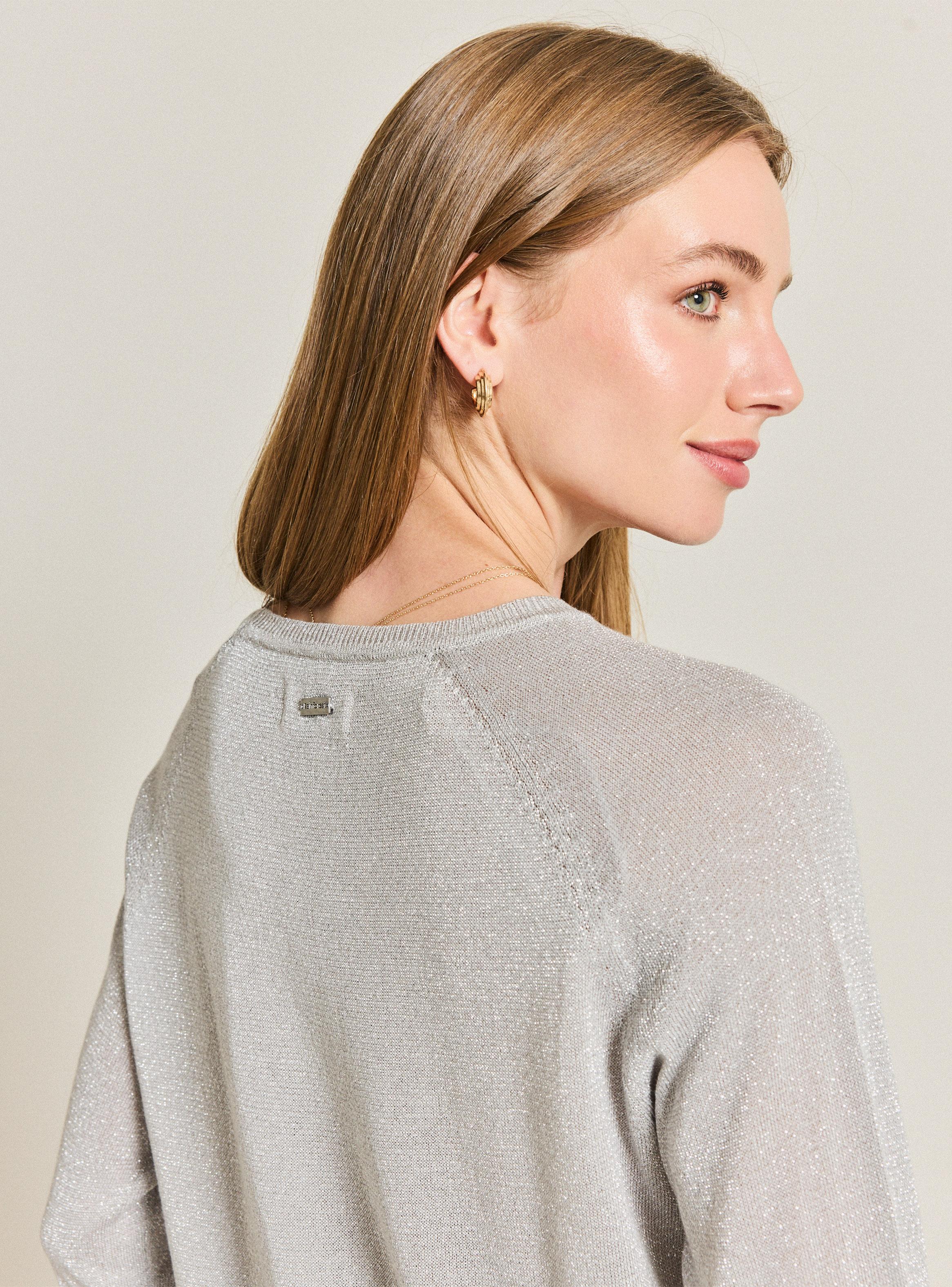 Sweater Cuello Redondo Holgado-3