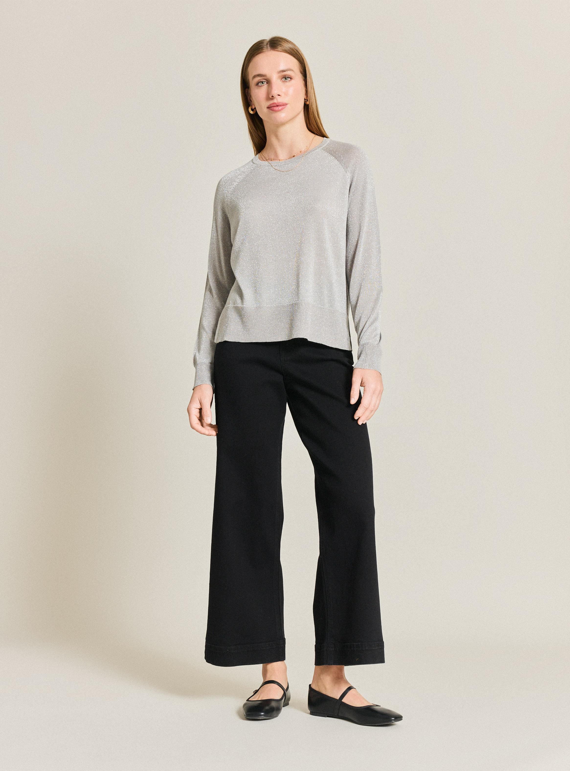 Sweater Cuello Redondo Holgado-4