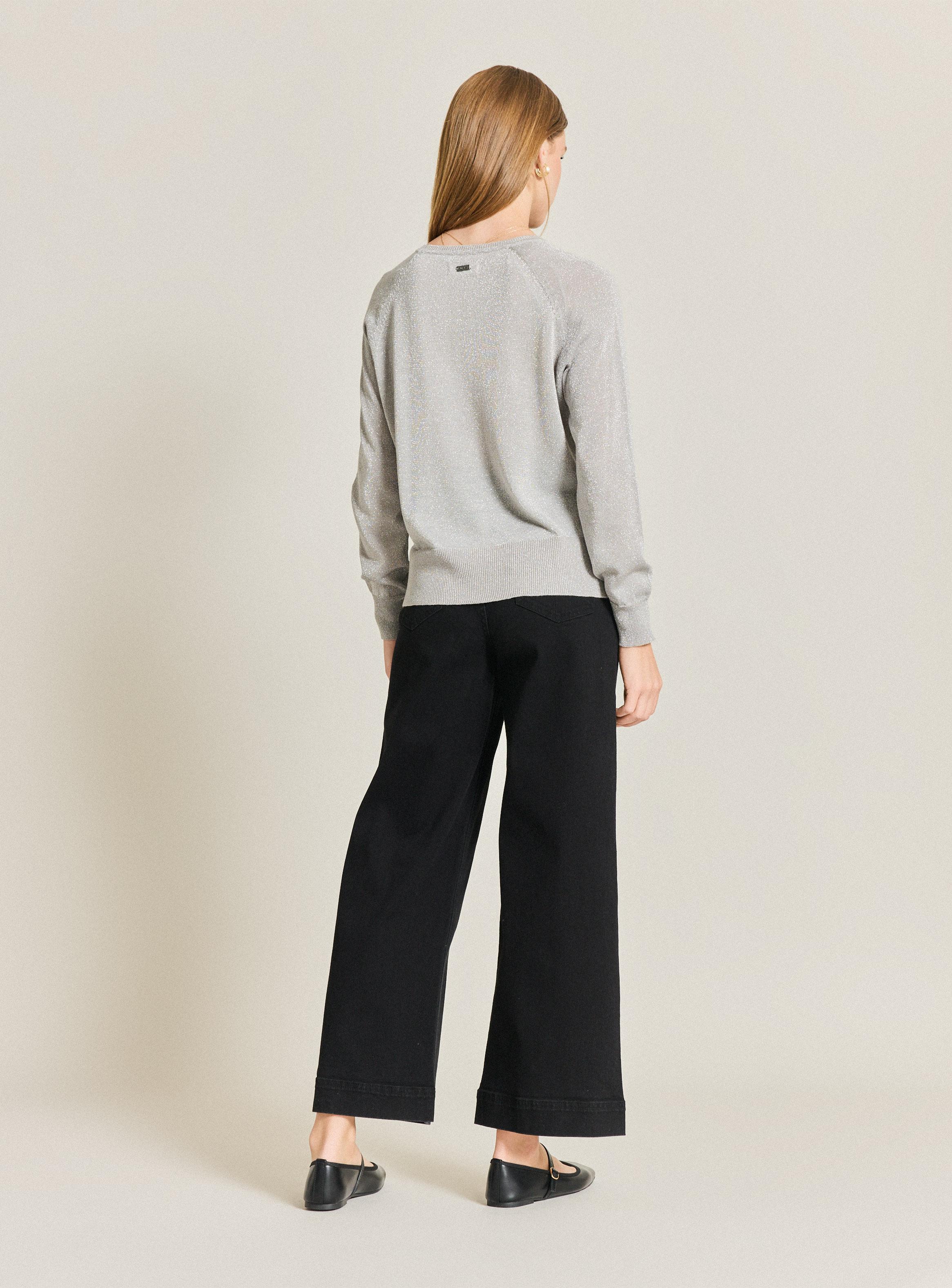 Sweater Cuello Redondo Holgado-5